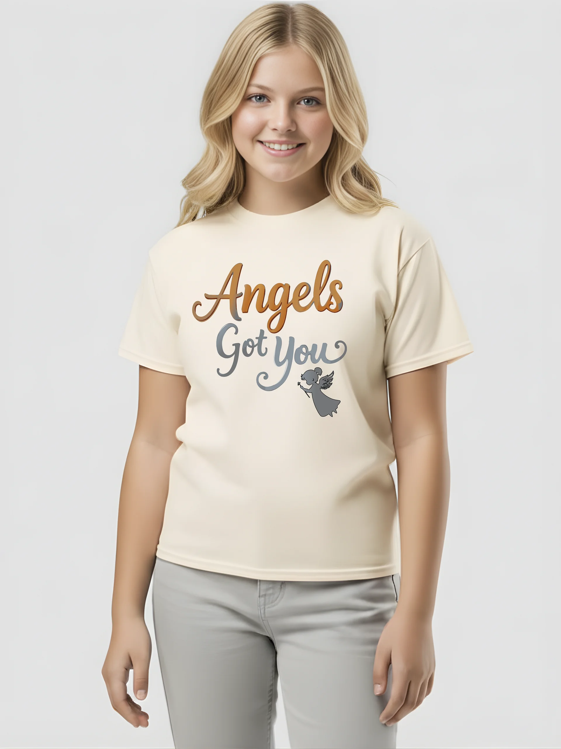Angels Got You Girls T-shirt product image (1)