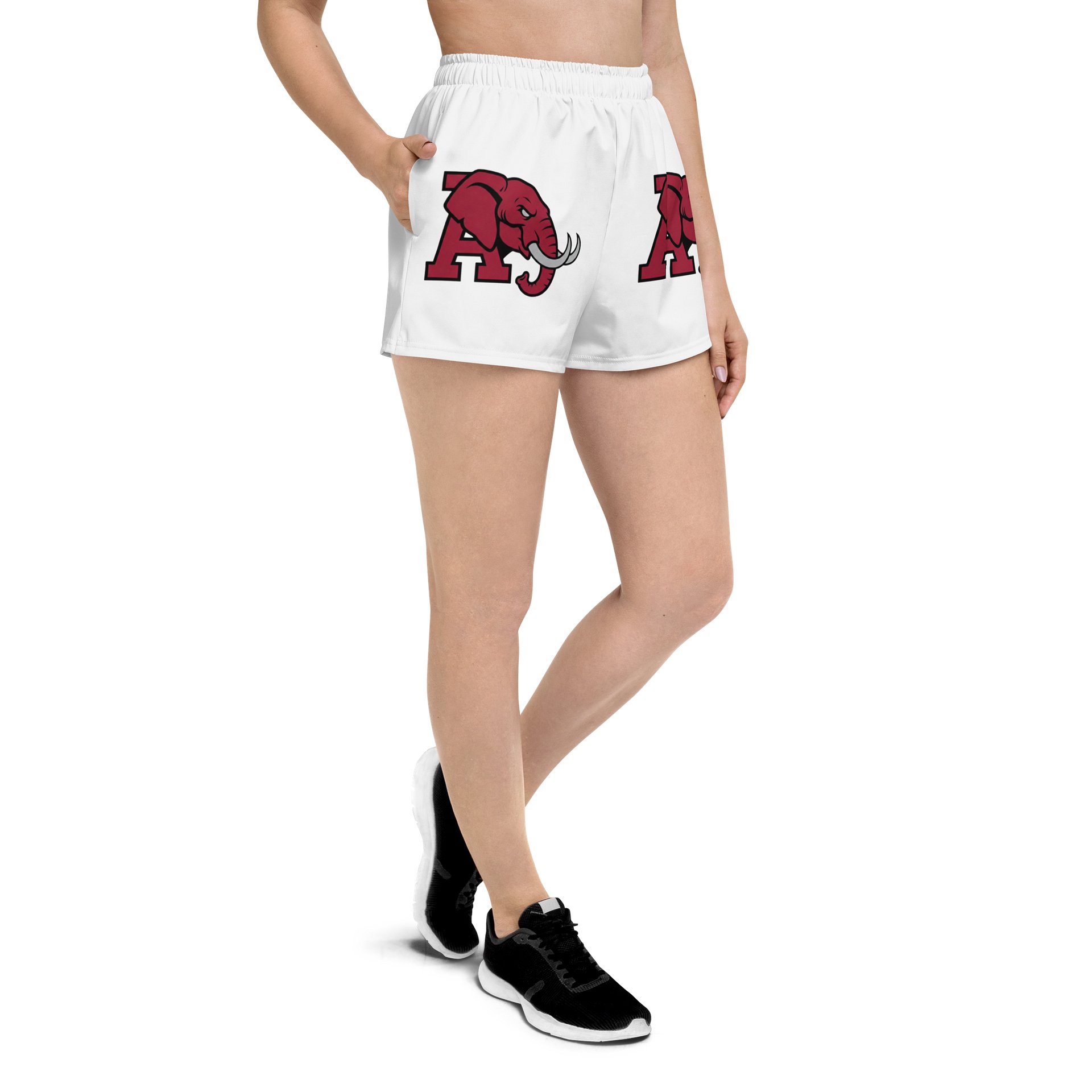 Women's Elephant Ink Athletic Shorts product image (3)