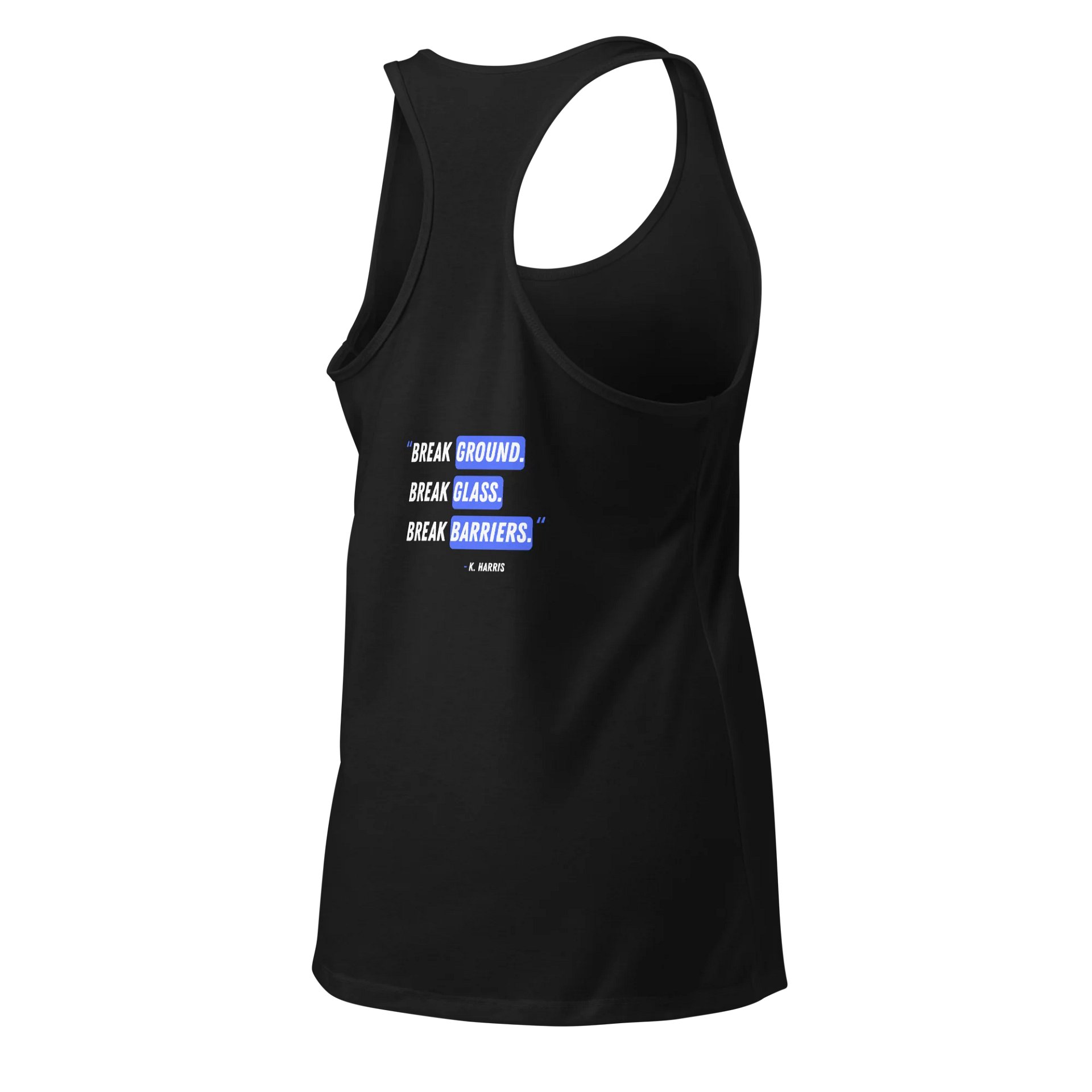 Kamala Would Never Racerback | B L A C K product image (4)