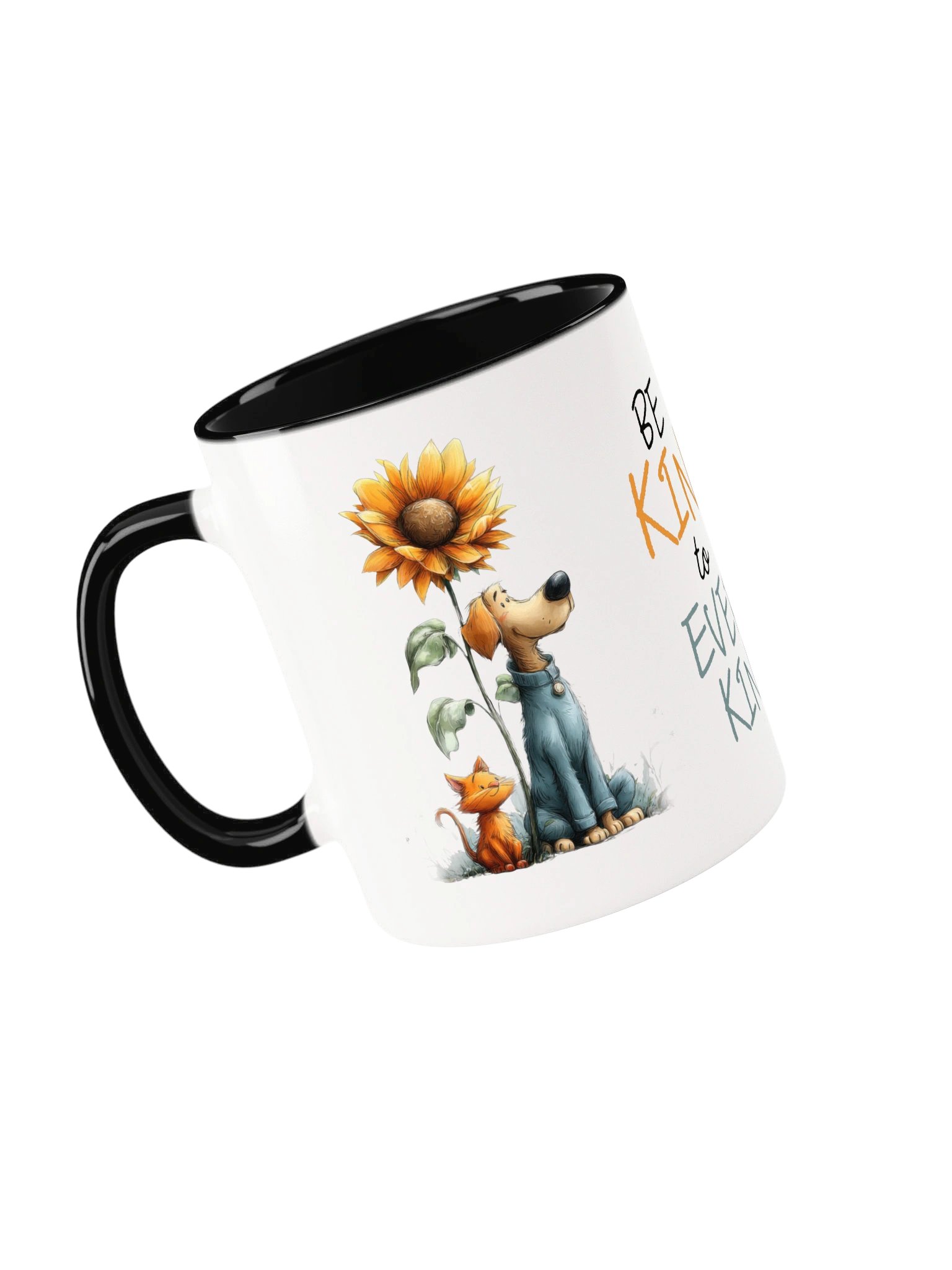 Sunflower Dog and Cat Mug, product image (18)