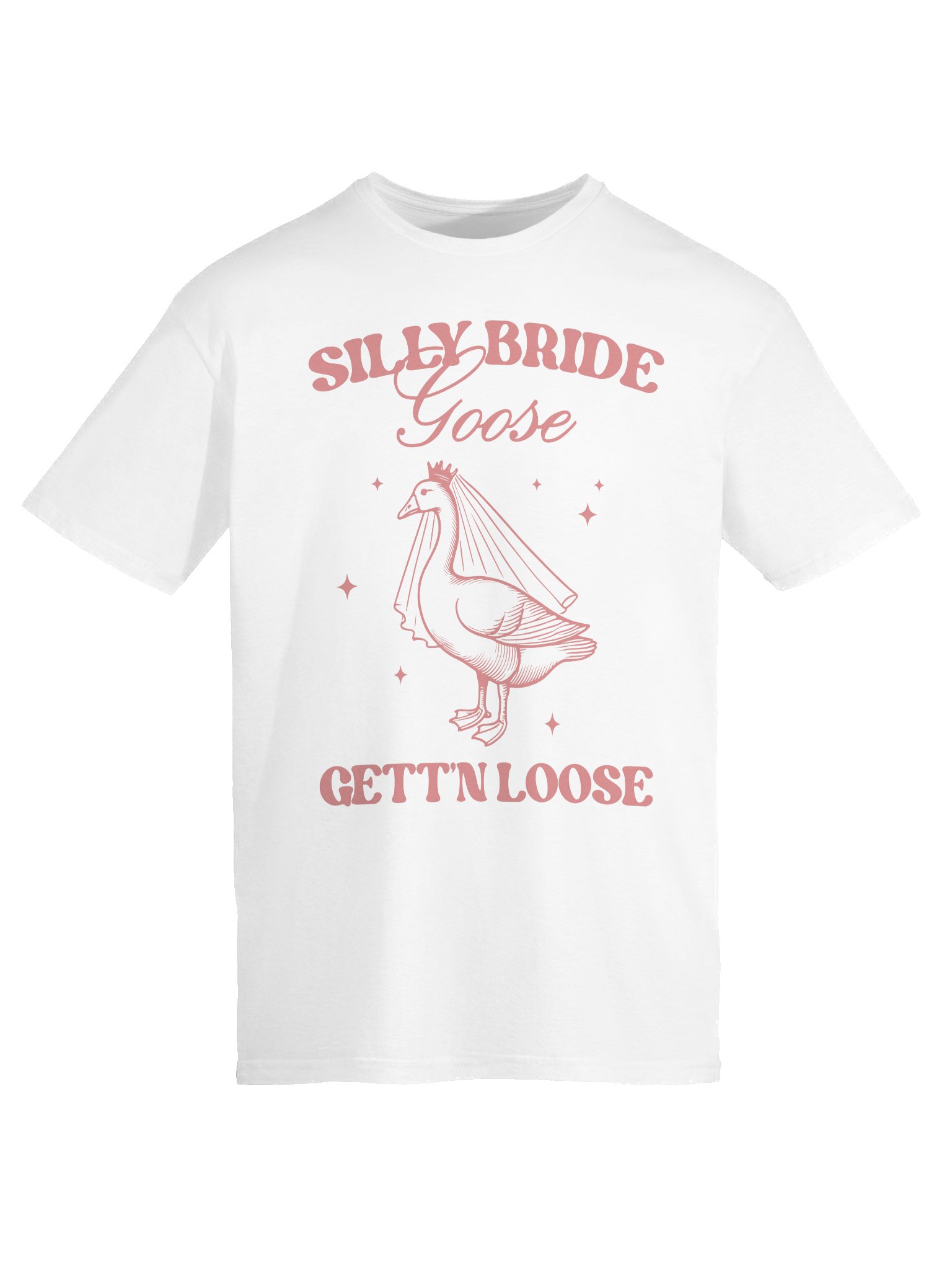 Silly Bride Goose Shirt – Funny Bachelorette Party Tee | Bride Getting Loose Graphic Shirt, Wedding Party Gift product image (27)