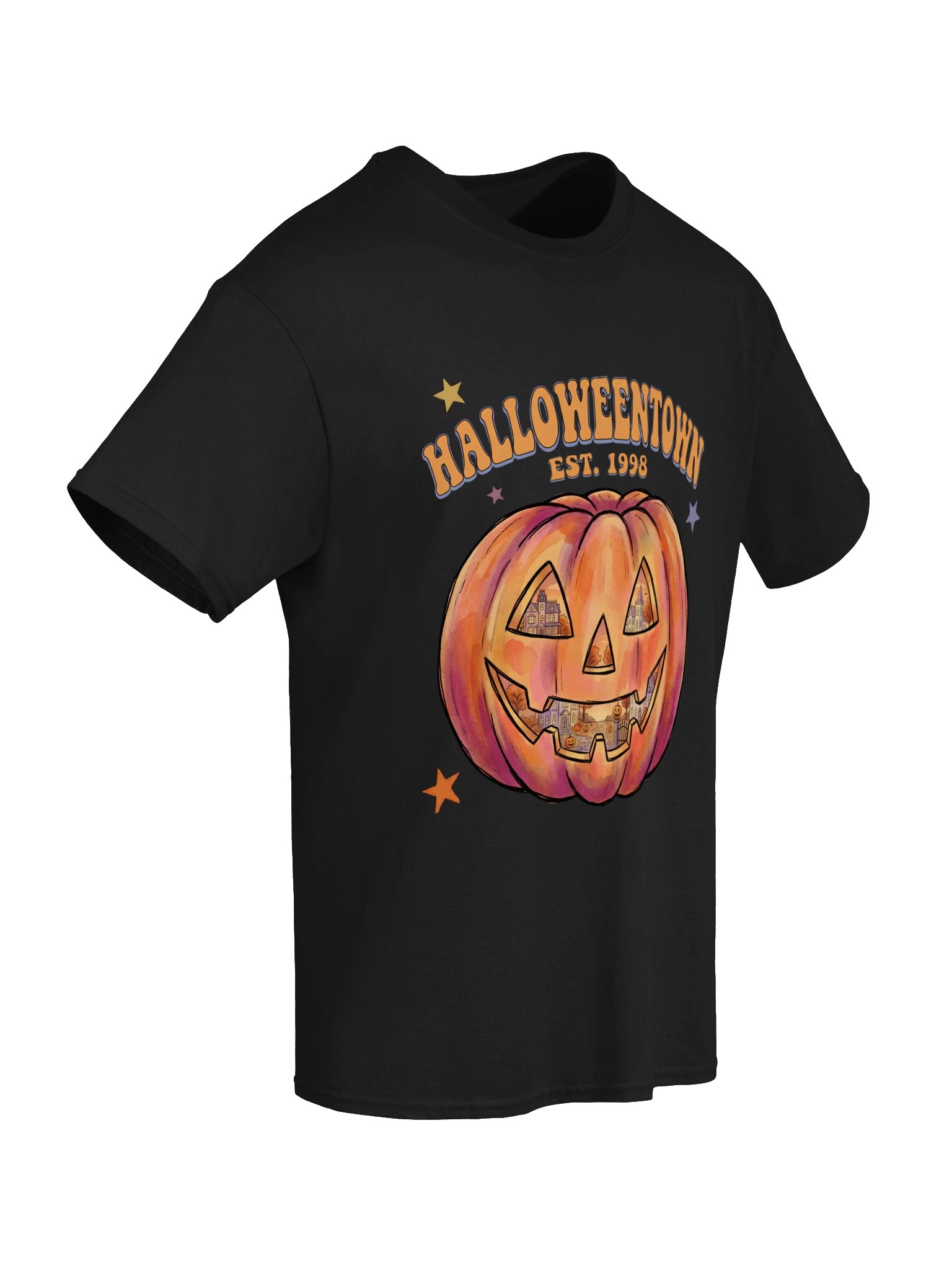 Vintage Halloweentown Est. 1998 Pumpkin T-Shirt - Spooky Season Retro Tee product image (6)