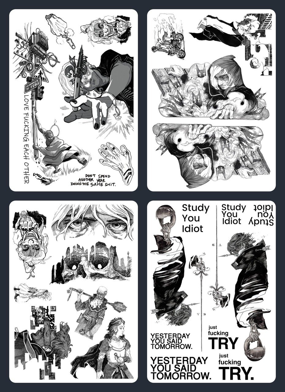 "Total Anthology" Ultimate Artist Sticker Pack / 20 sheets A5 product image (3)