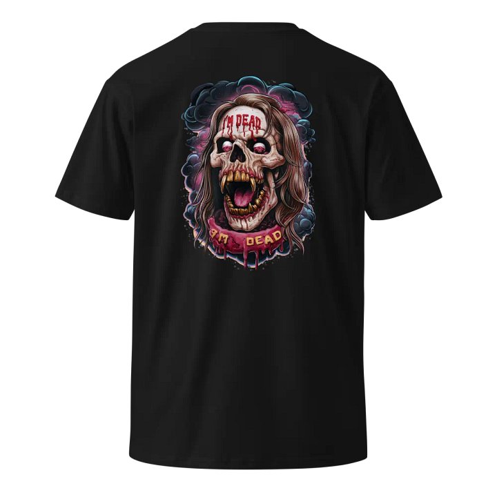 Urban Eerie Fusion: Death is Coming for You AS Colour Unisex Premium T-Shirt product image (2)