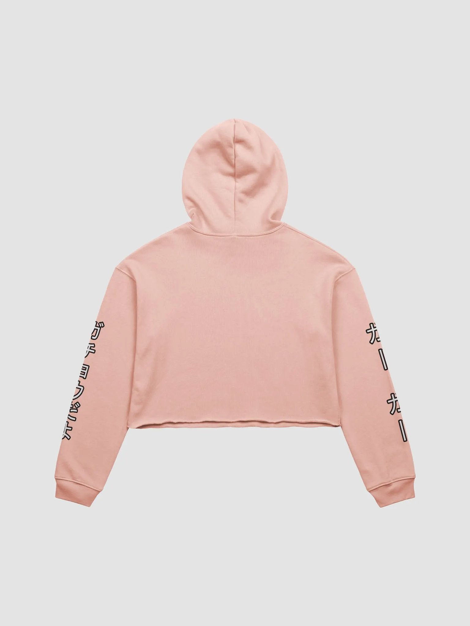 Japanese Text Cropped Hoodie product image (3)