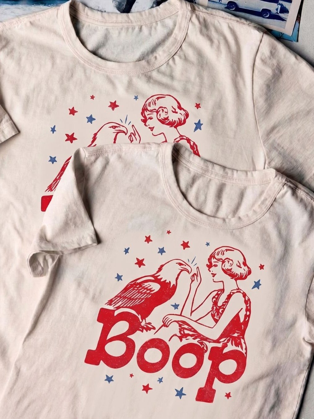 Boop Eagle 4th Of July Graphic Tee product image (22)