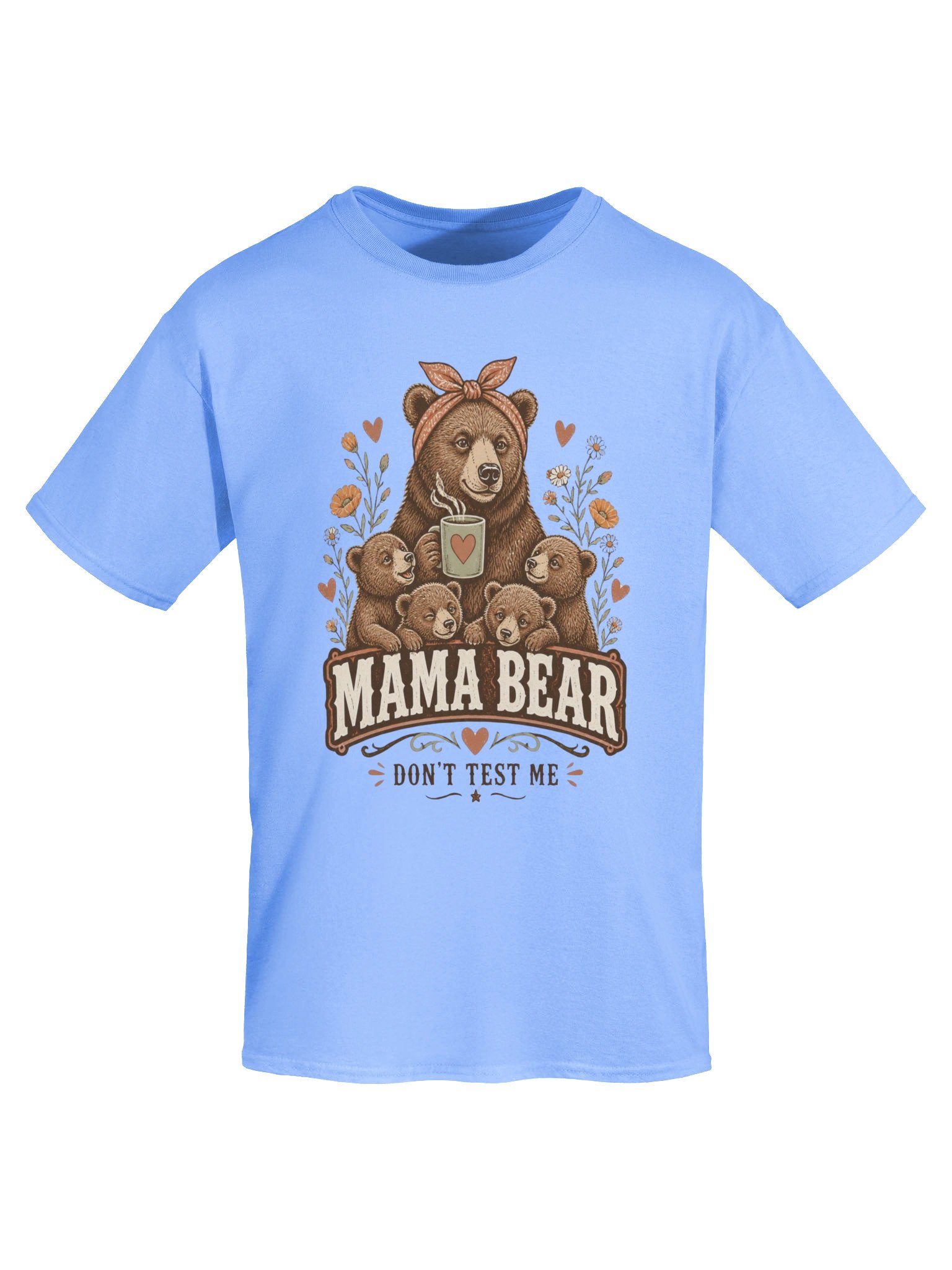 Mama Bear Shirt, Funny Mom Tee, Mother’s Day Gift, Coffee Mom Sweatshirt, Don’t Test Me Mom Shirt product image (47)
