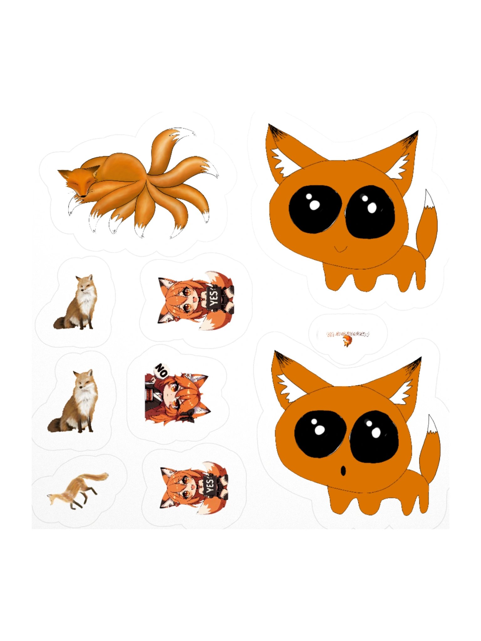 Fox Mercurious sticker sheet product image (1)
