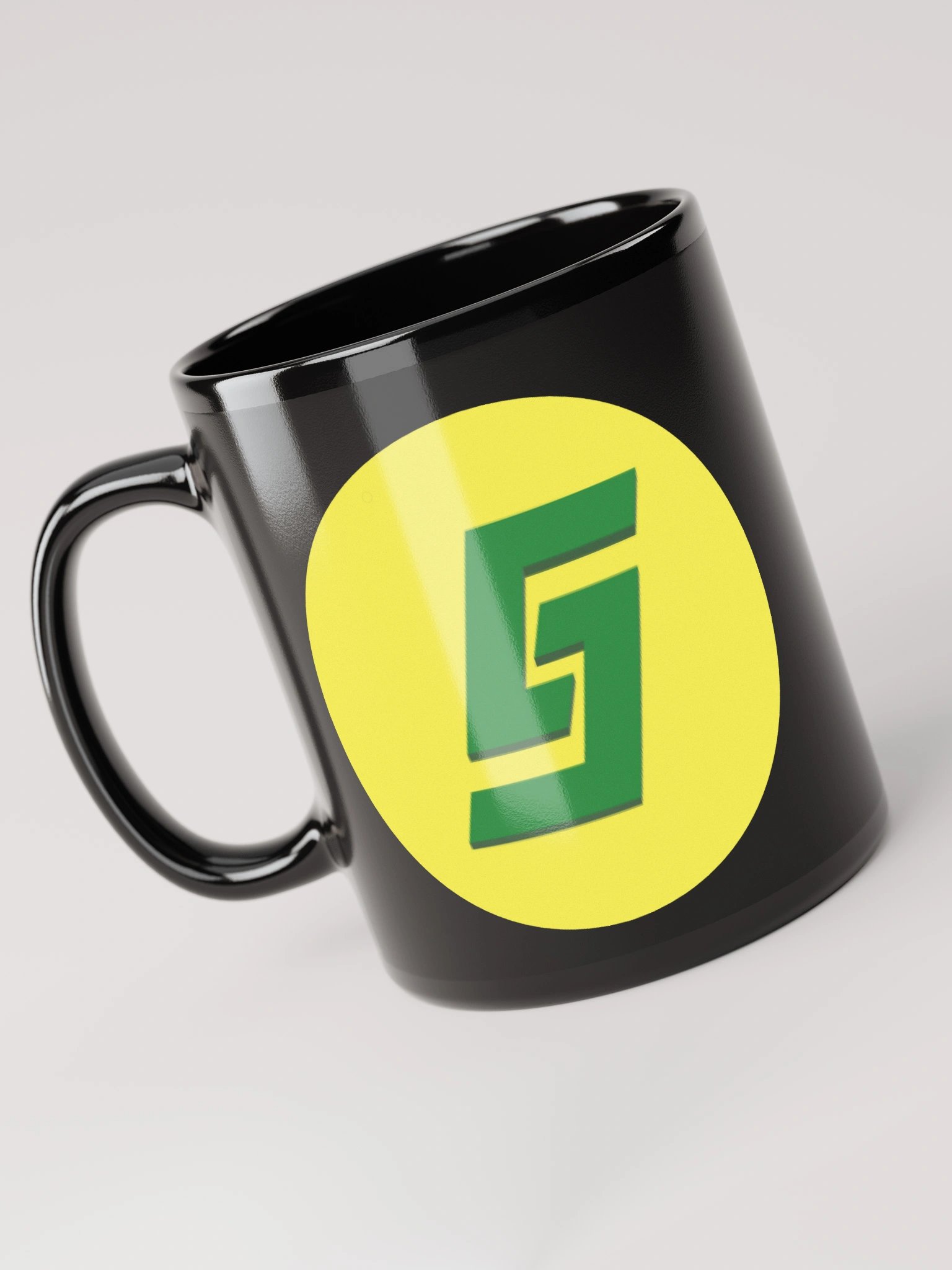 Black Gusty J Logo Mug product image (5)