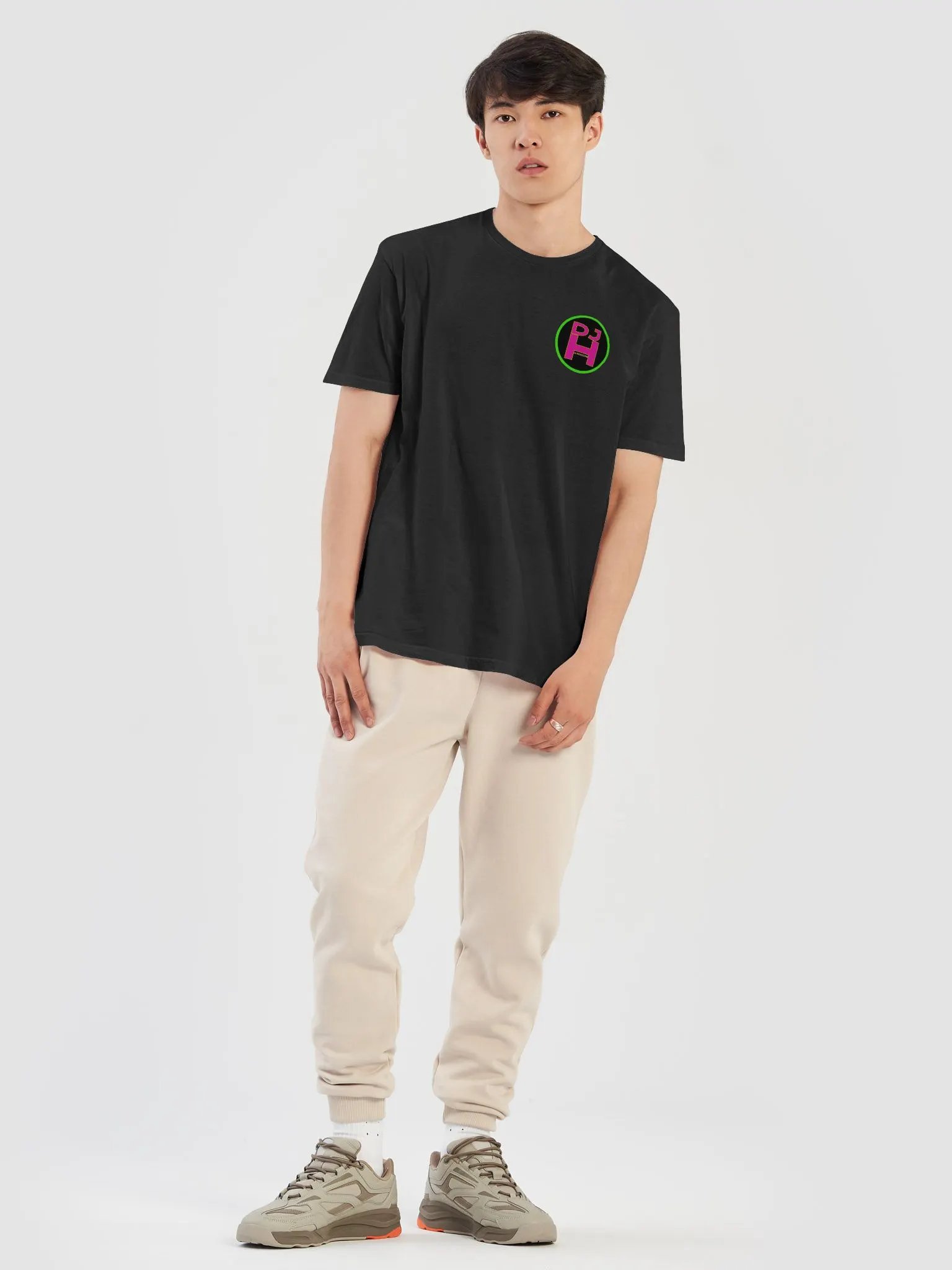 Neon DJ HARDCORE Logo Unisex T-Shirt product image (9)