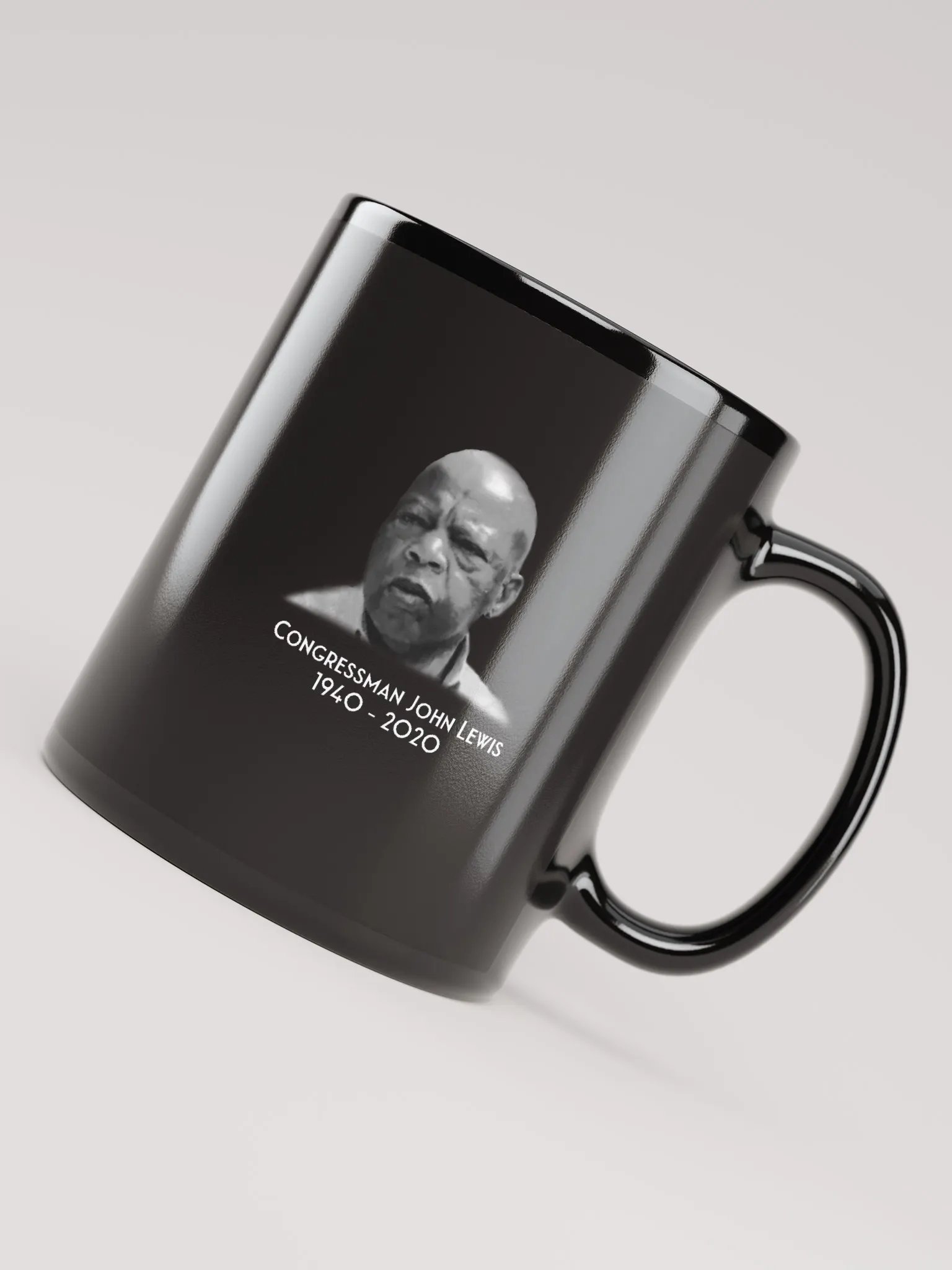 Good Trouble, Black Mug 11 oz, Yellow Letters product image (2)