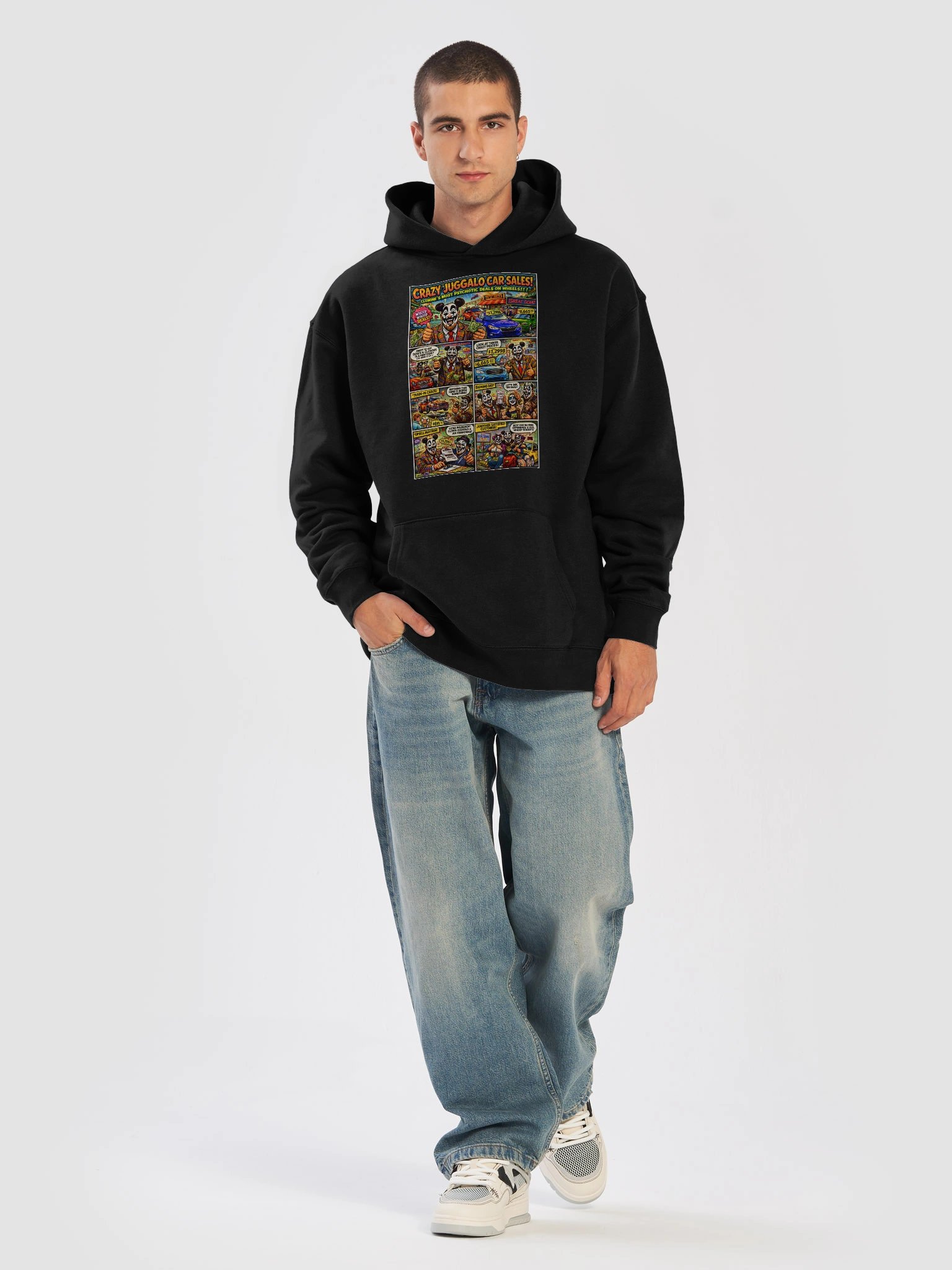 🚗 Crazy Juggalo Car Sales Hoodie product image (5)