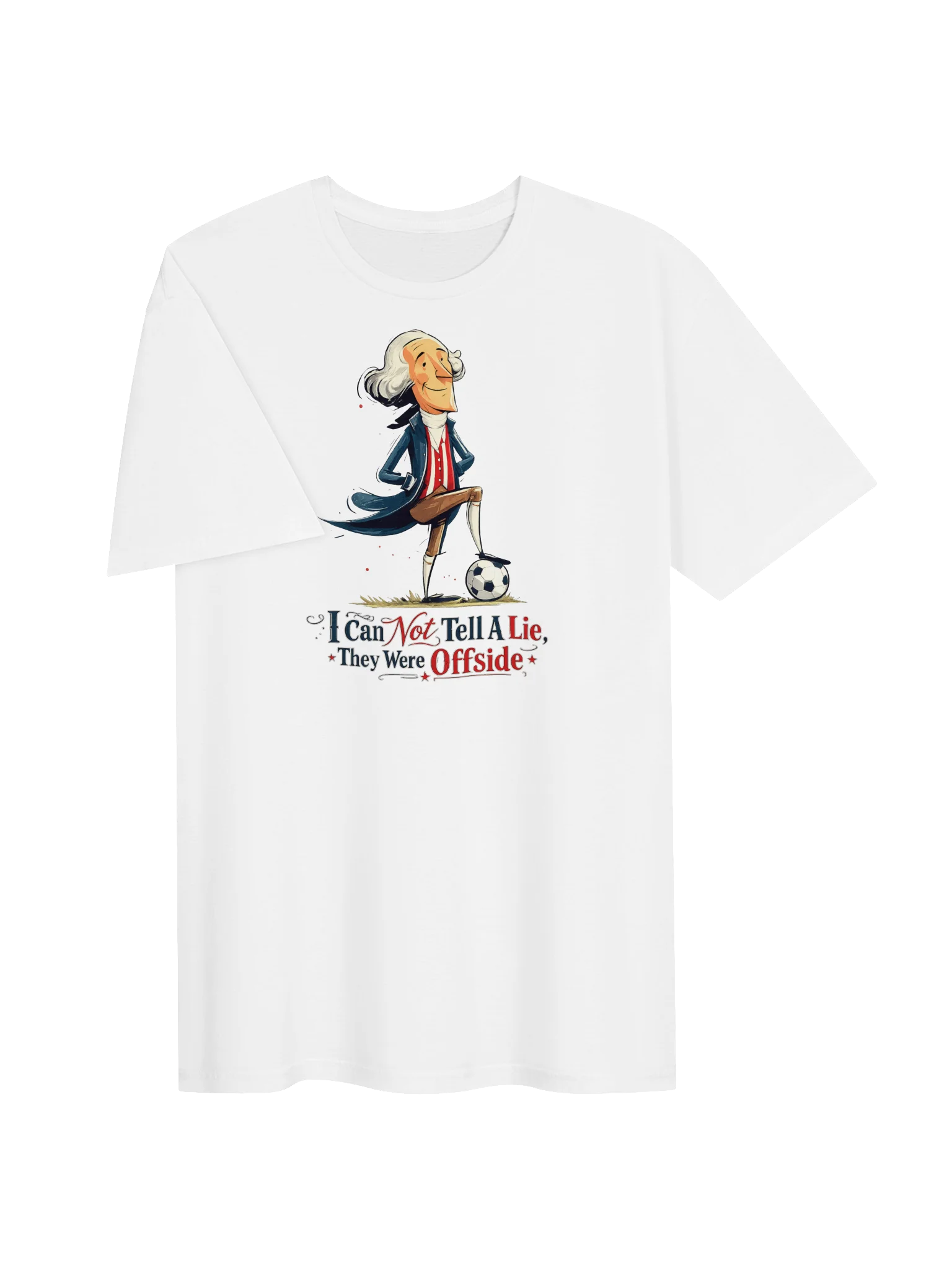 I Can Not Tell A Lie George Washington Soccer Tee product image (3)