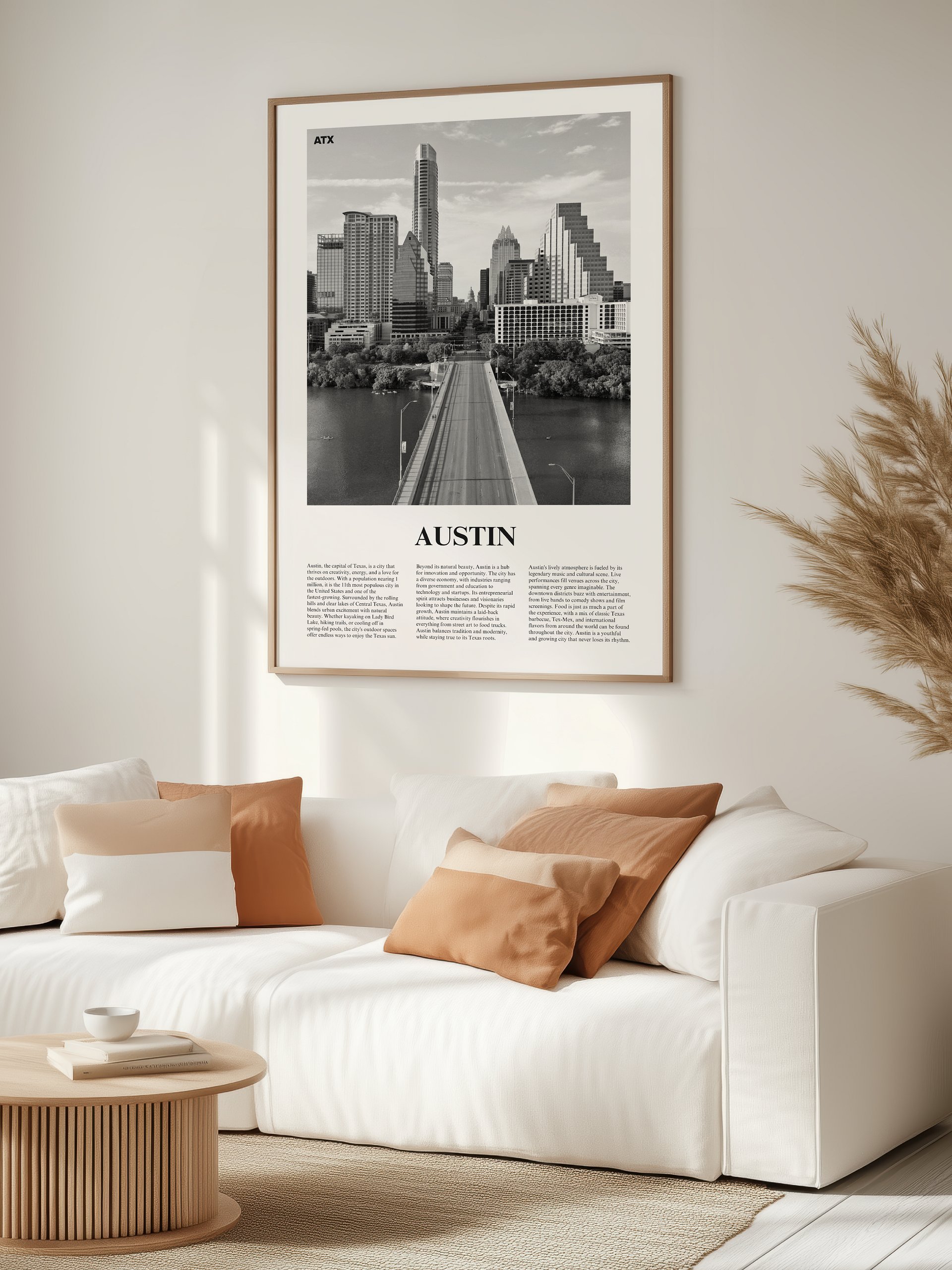 Austin 02 Newspaper Poster | Framed product image (3)