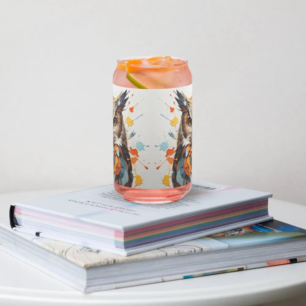 Midnight Watcher Owl Glass Can Sipper product image (6)
