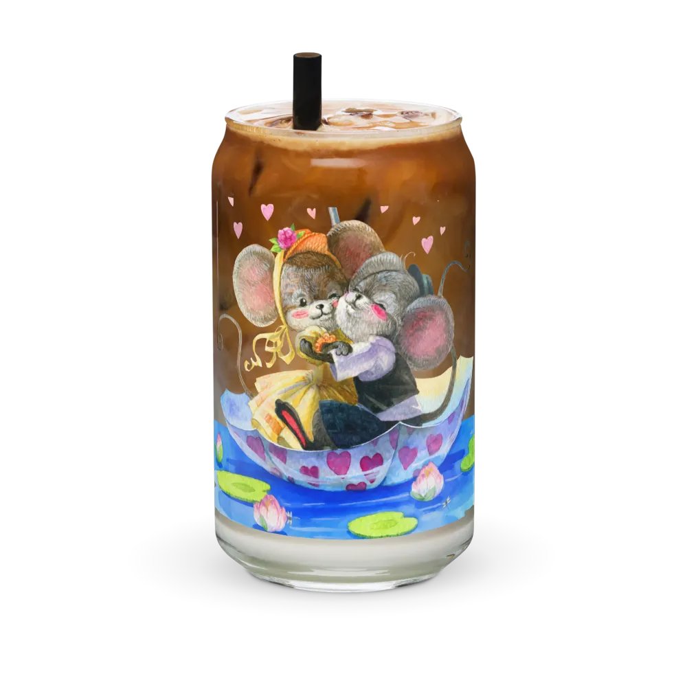 Four Seasons of Love: Sailing Into Summer Can-Shaped Glass | Romantic Summer Drinkware product image (6)