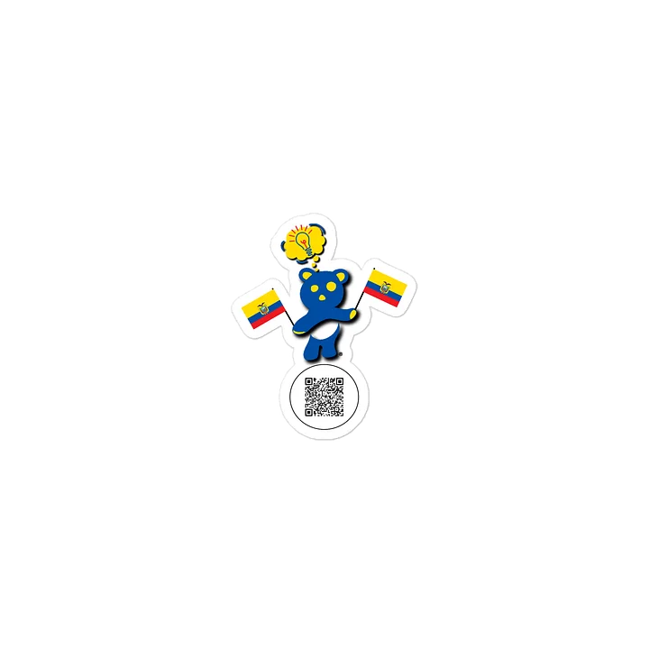Ecuador — Country Bear Sticker | BehrBrained Media product image (1)
