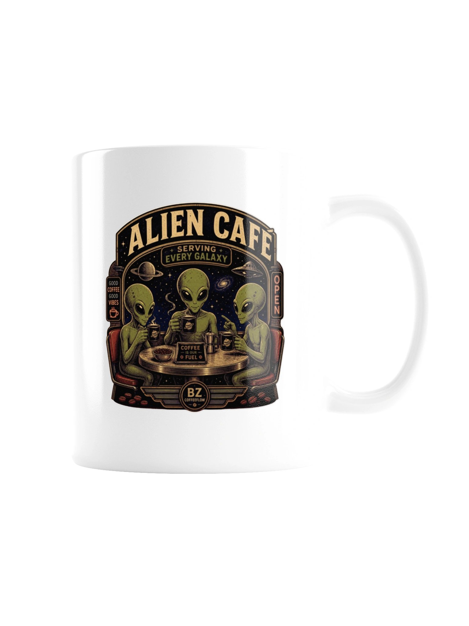 Alien Café — Serving Every Galaxy. ☕👽🌌 product image (7)