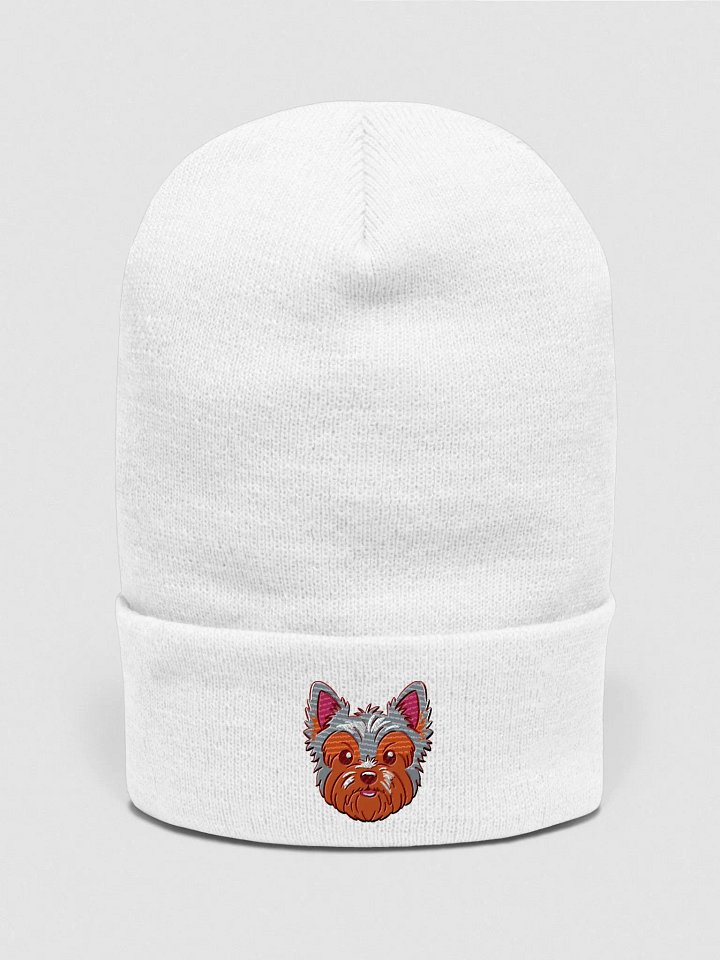 Yorkshire Terrier Dog Illustration Embroidered Beanie product image (16)