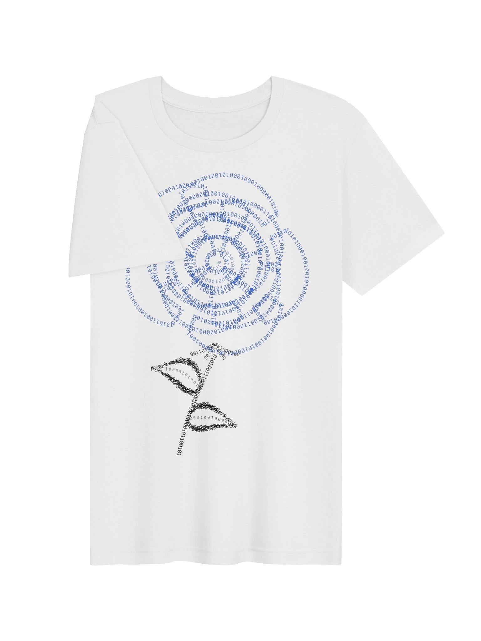 VIDANALYTICA INC Tee - Binary Rose White product image (3)