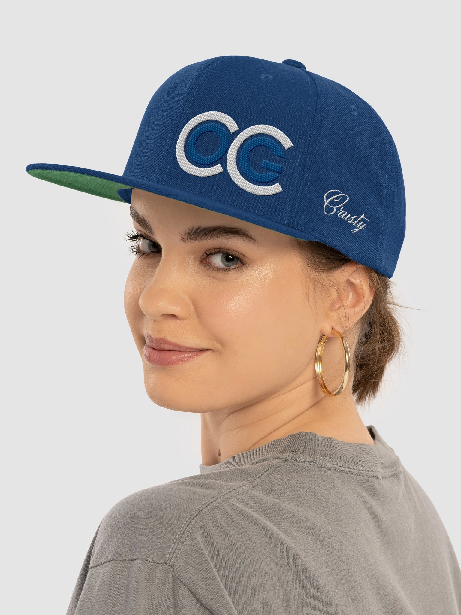 Cocoa Crusty CCOG Flatbill - White/Royal on Royal product image (5)