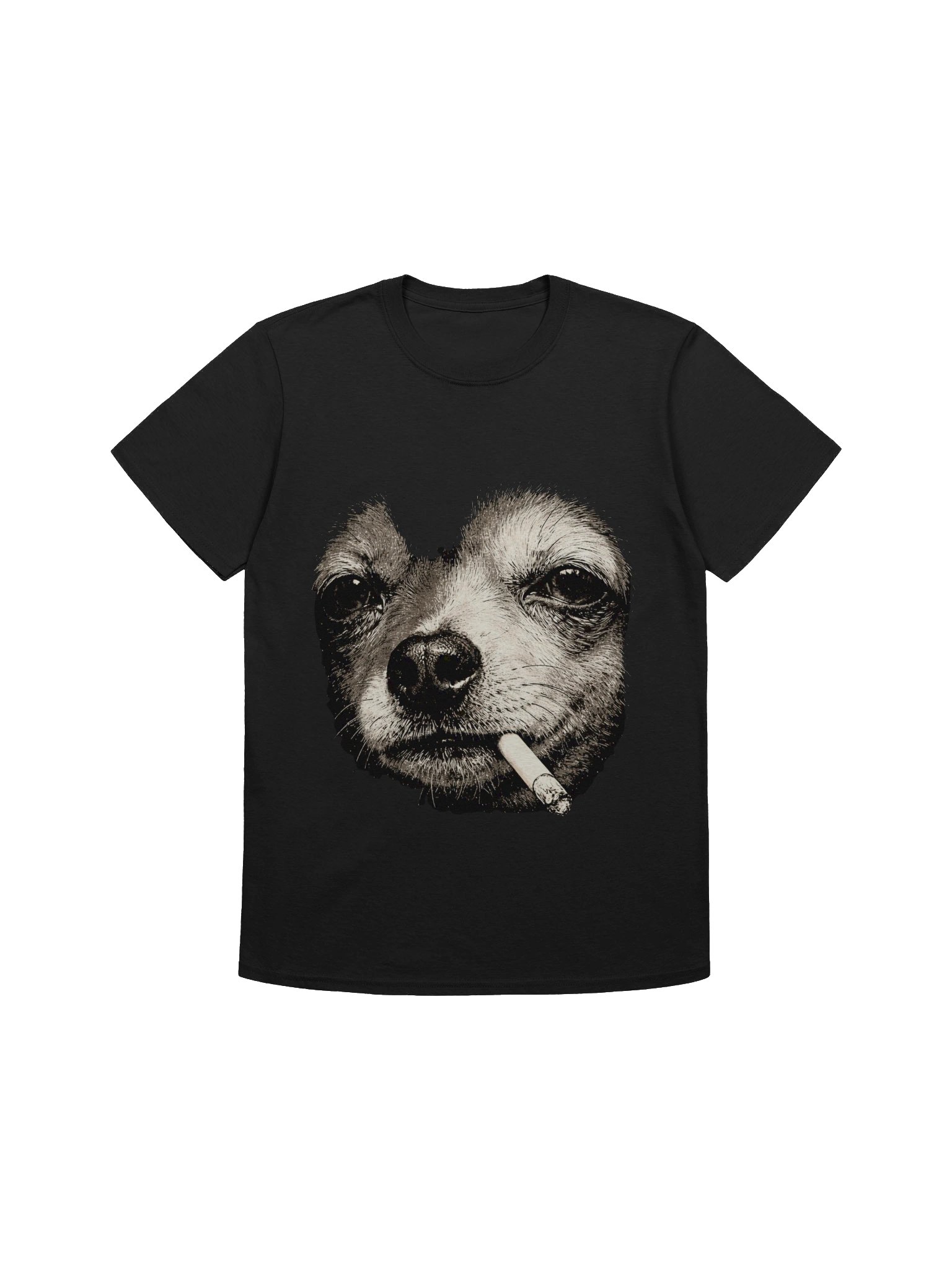 Charming Chihuahua Cigarette Unisex Tee product image (1)