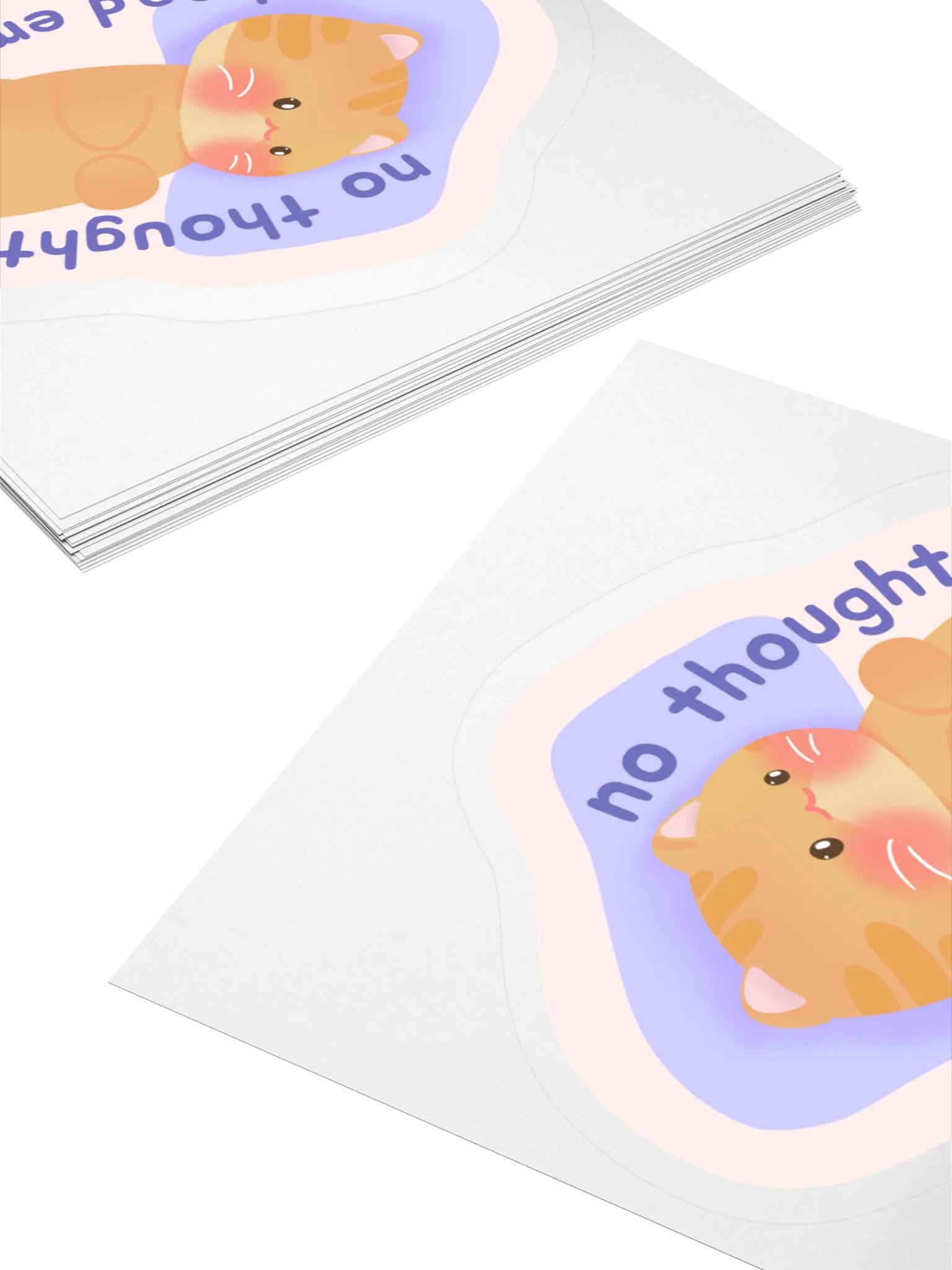 No thoughts, Head Empty Vinyl Sticker product image (4)