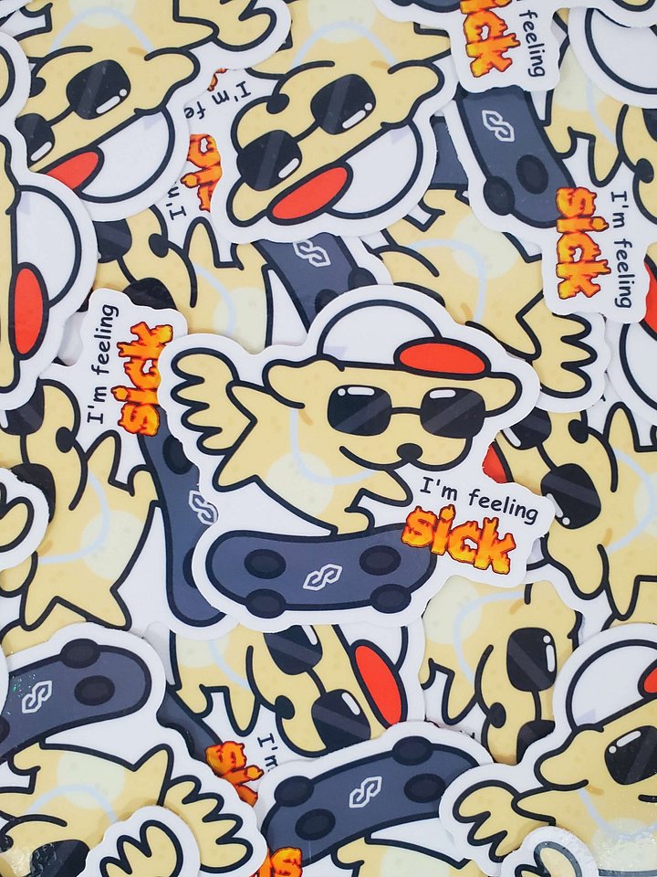 SICK DOG STICKER product image (2)