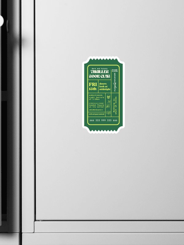 Book Club Sticker Series: Thriller product image (2)