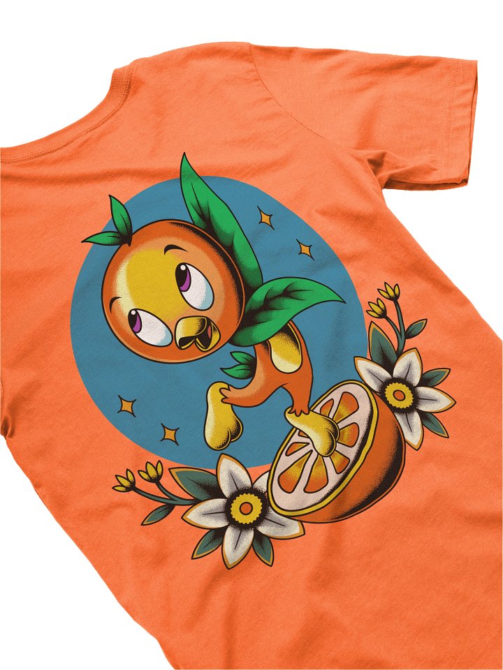 Orange Bird(Orange Variant) - Tee(Front & Back) product image (1)