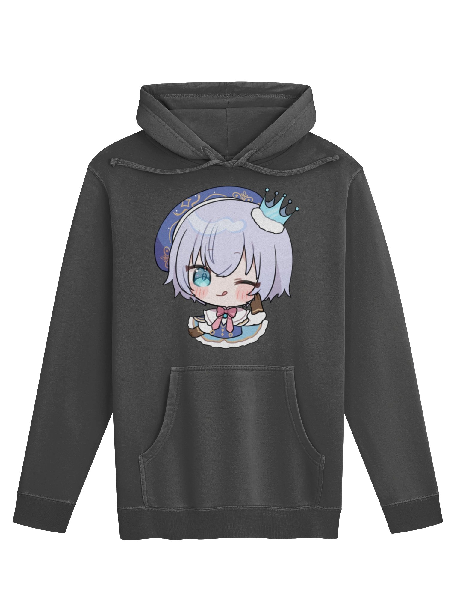 Rice Chan Blue Crown Heavyweight Hoodie product image (1)