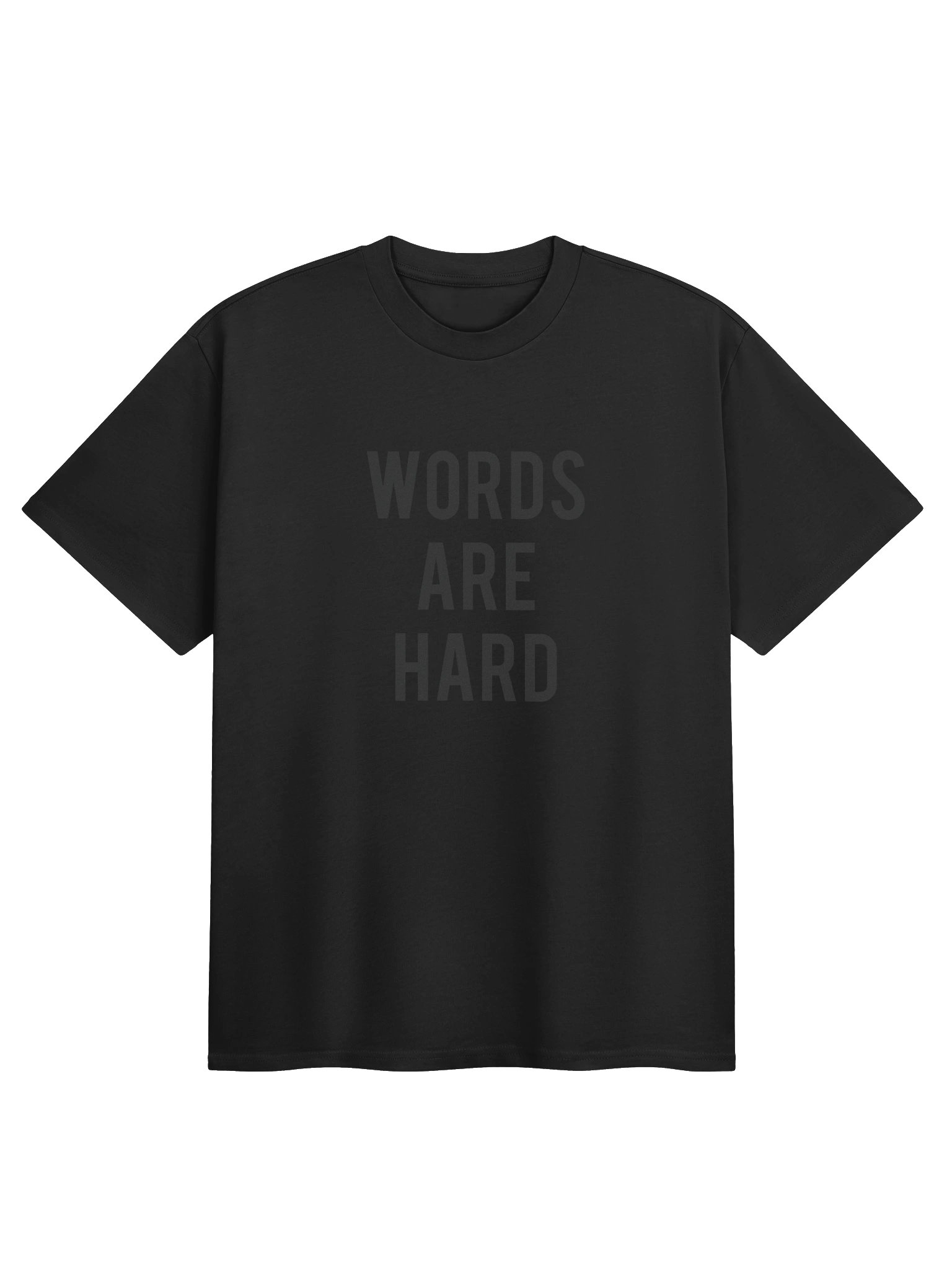 Words Are Hard Tee (premium) product image (1)