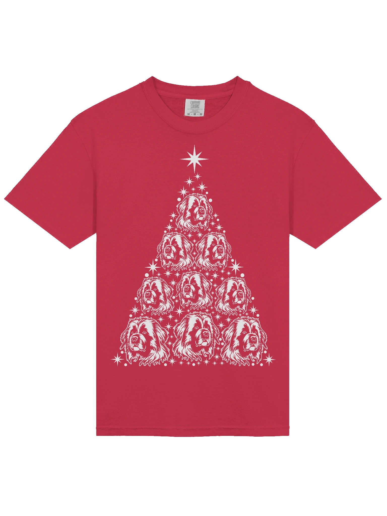 Leonberger Christmas Tree T-Shirt product image (5)