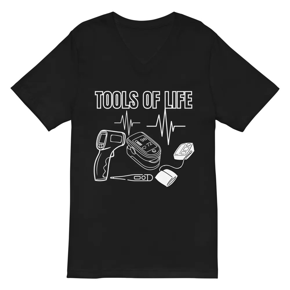 Tools of life, Work Mode Activated V-Neck Tee product image (2)