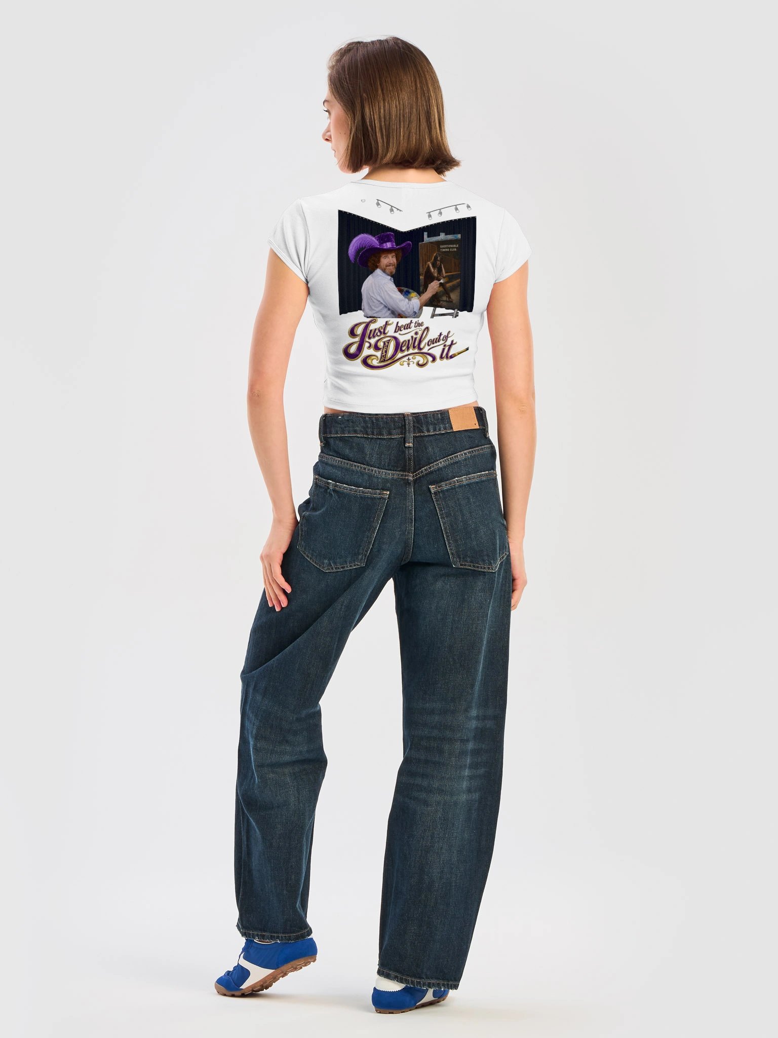 Beat The Devil Out of It | Baby Tee Crop QTC product image (30)
