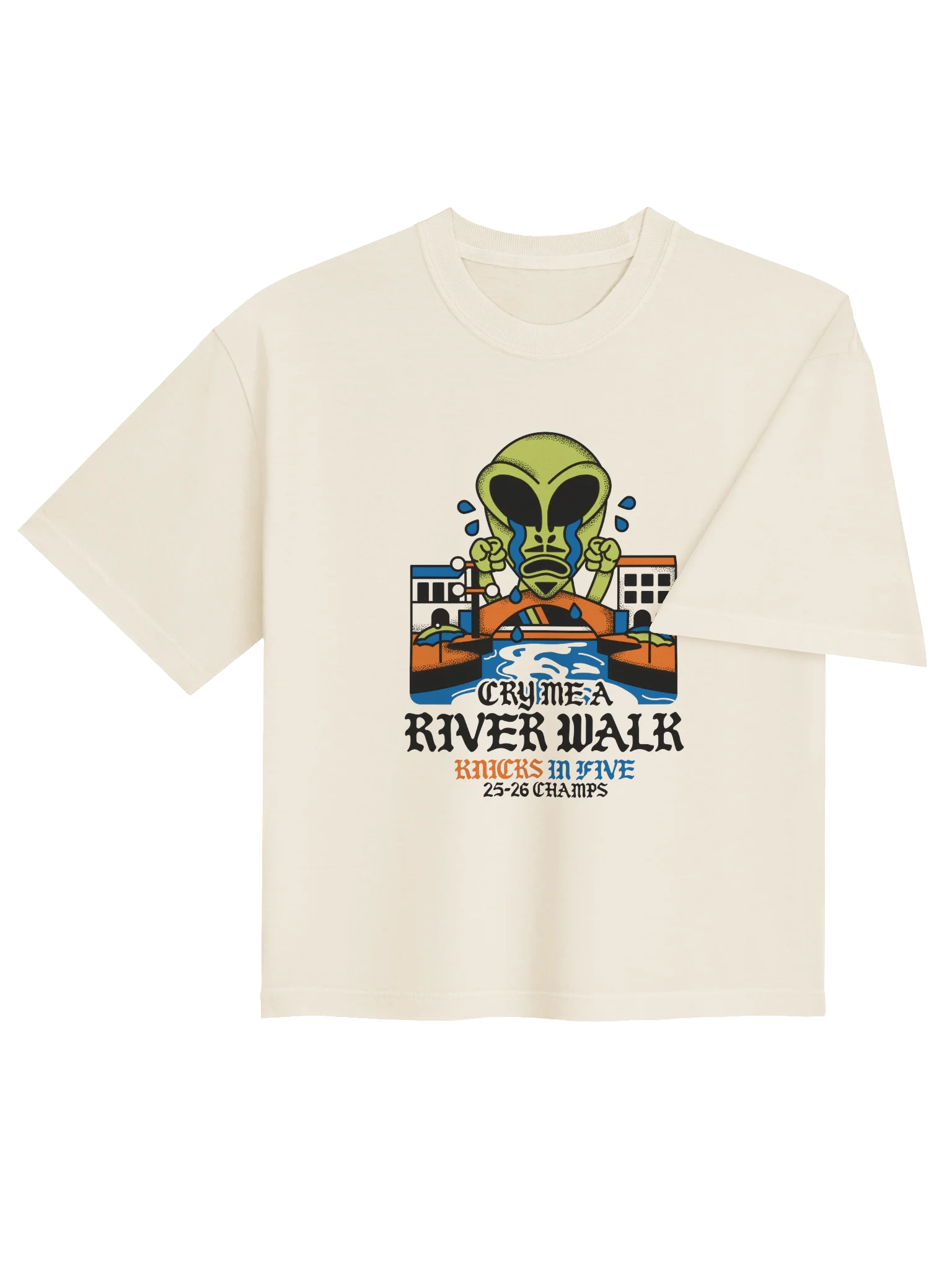 Cry Me A River Knicks Champs Boxy Tee product image (4)