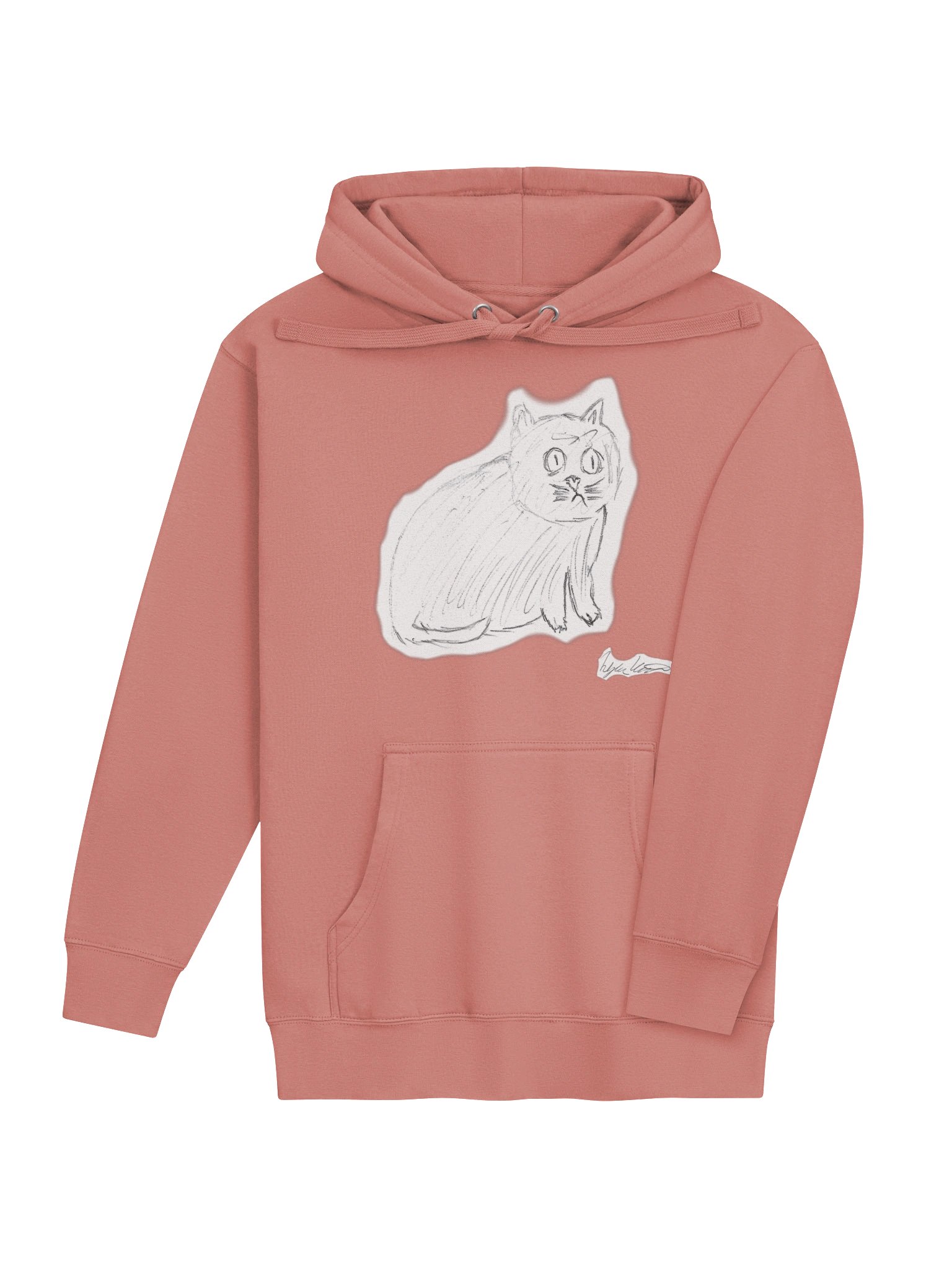 Sketch CPTSD Cat Hoodie by Lucky! product image (52)