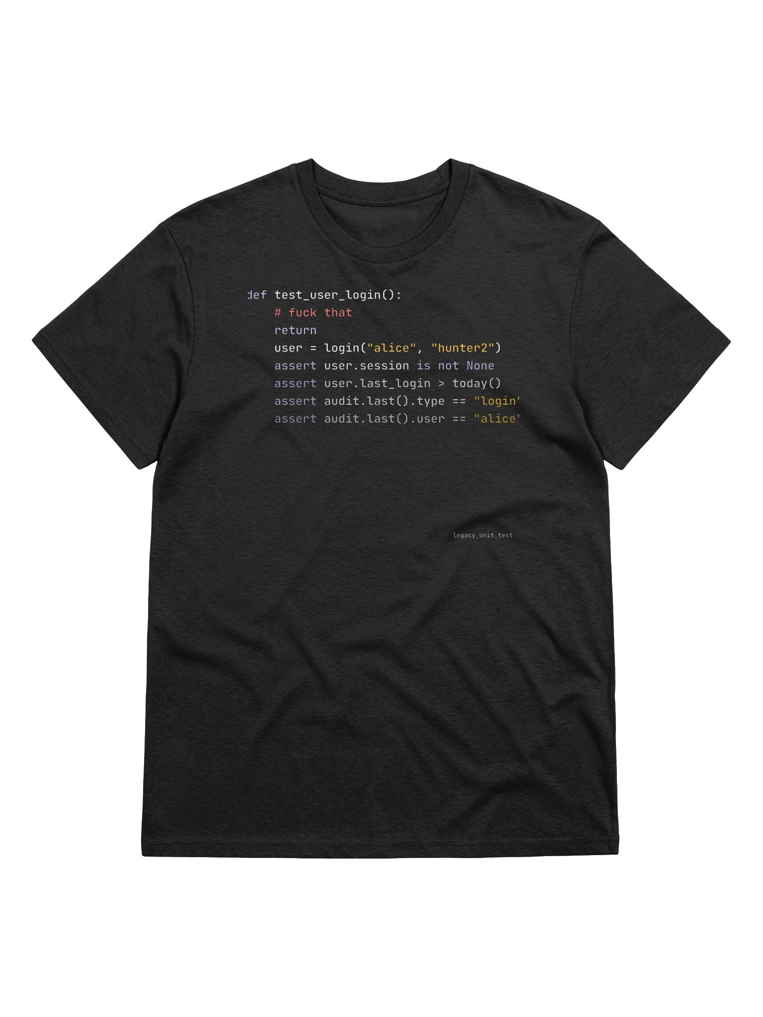 Skipped Test · Python tee product image (25)