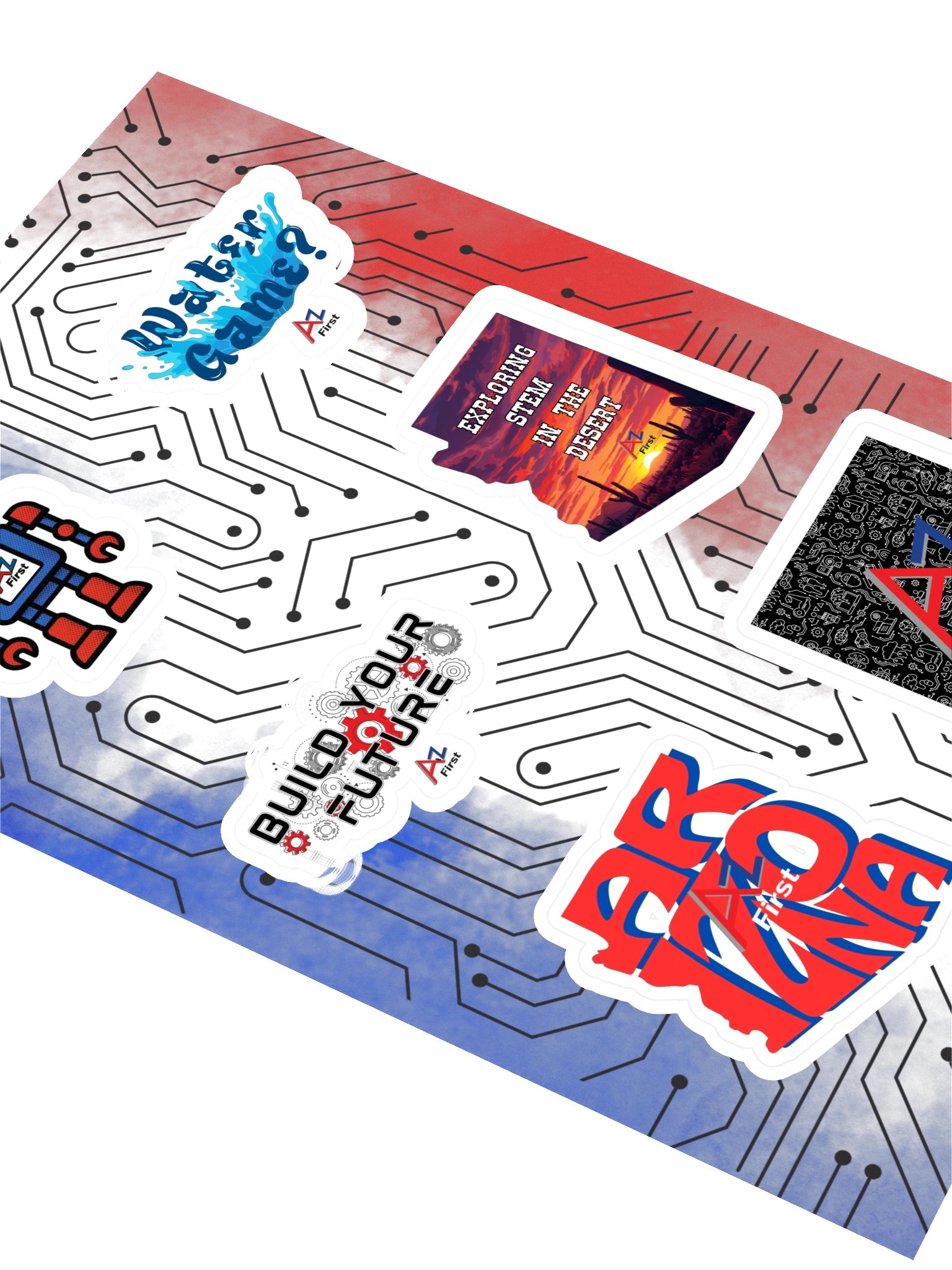 AZFirst Sticker Sheet product image (2)