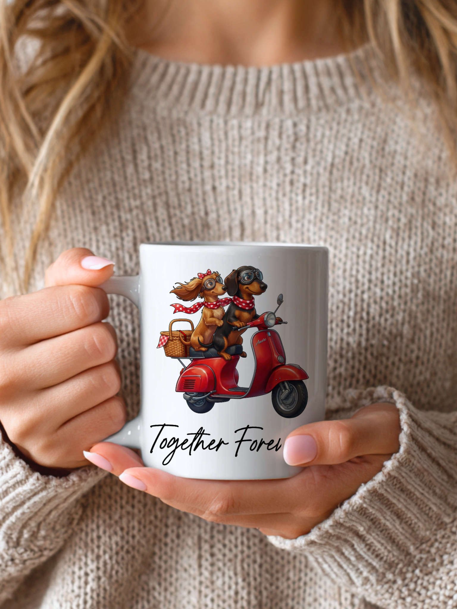 Together Forever! Ceramic Mug – Romantic Valentine's Day or Anniversary Gift product image (1)