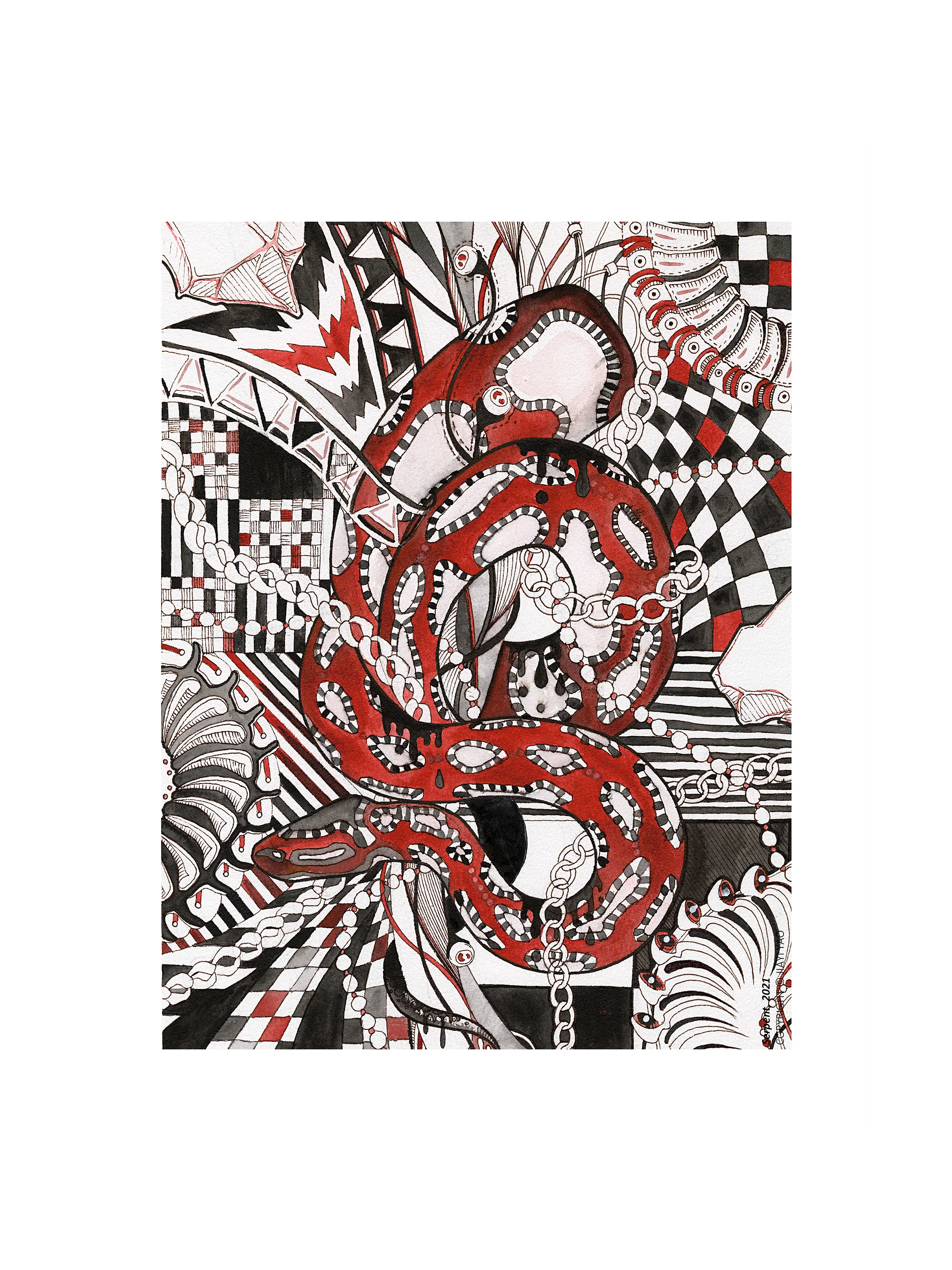 Serpent - Original Art Print product image (1)
