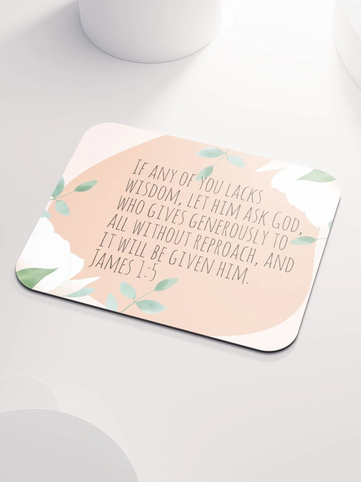 Christian Wisdom James 1:5 Mouse Pad product image (4)