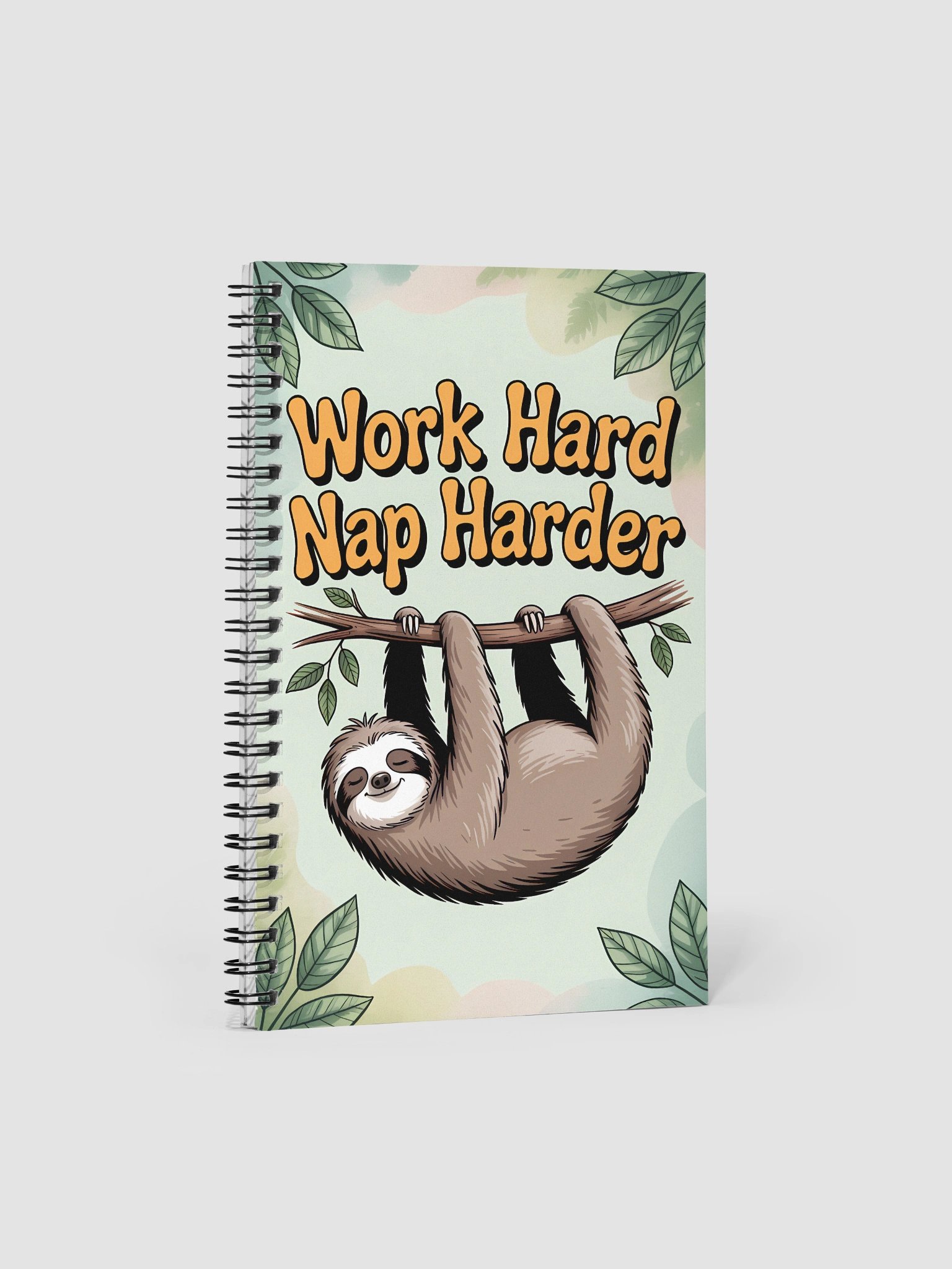 Work Hard Nap Harder Non-Sacral Notebook product image (1)