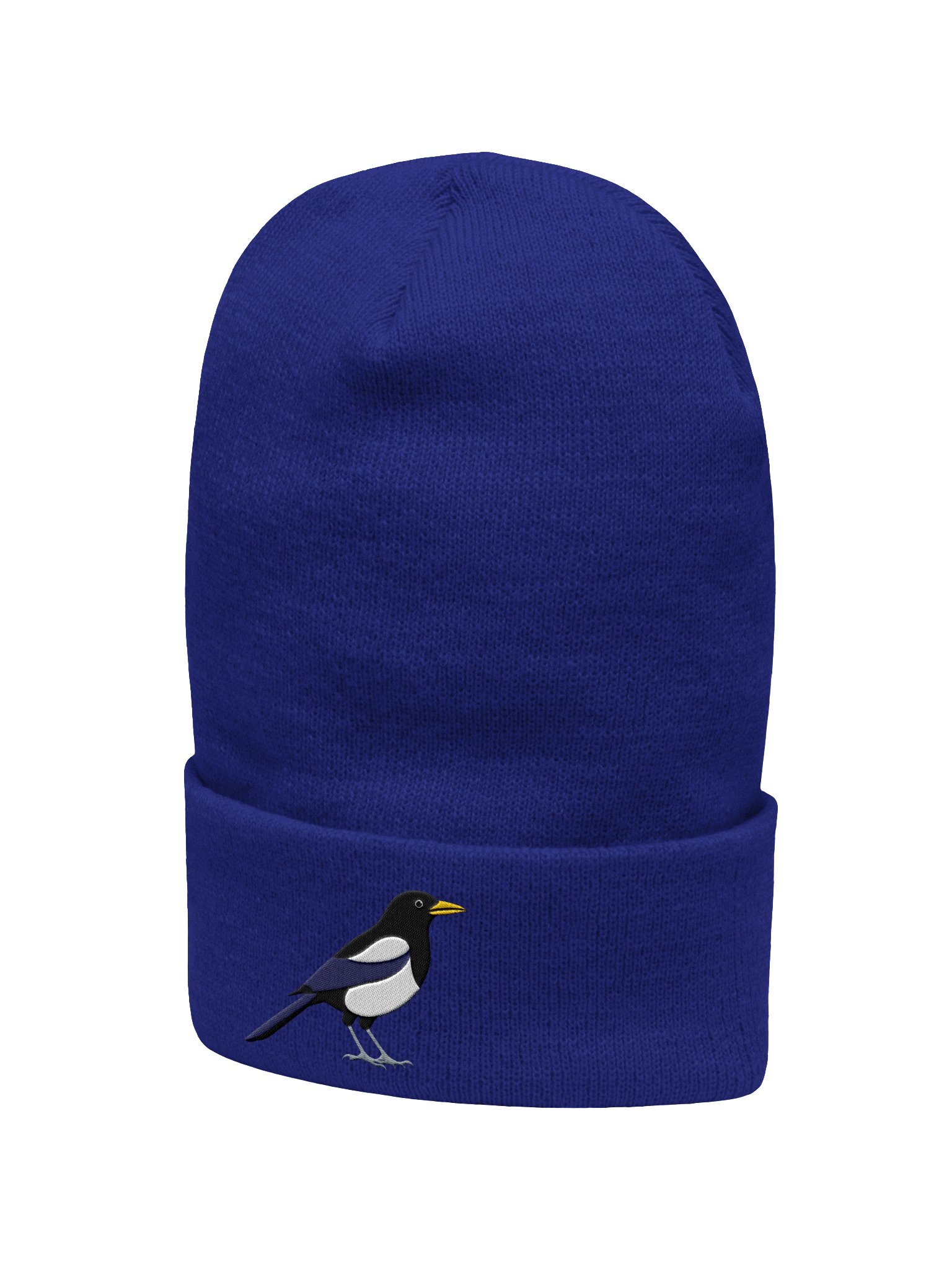 California Yellow-billed Magpie Embroidered Beanie product image (16)