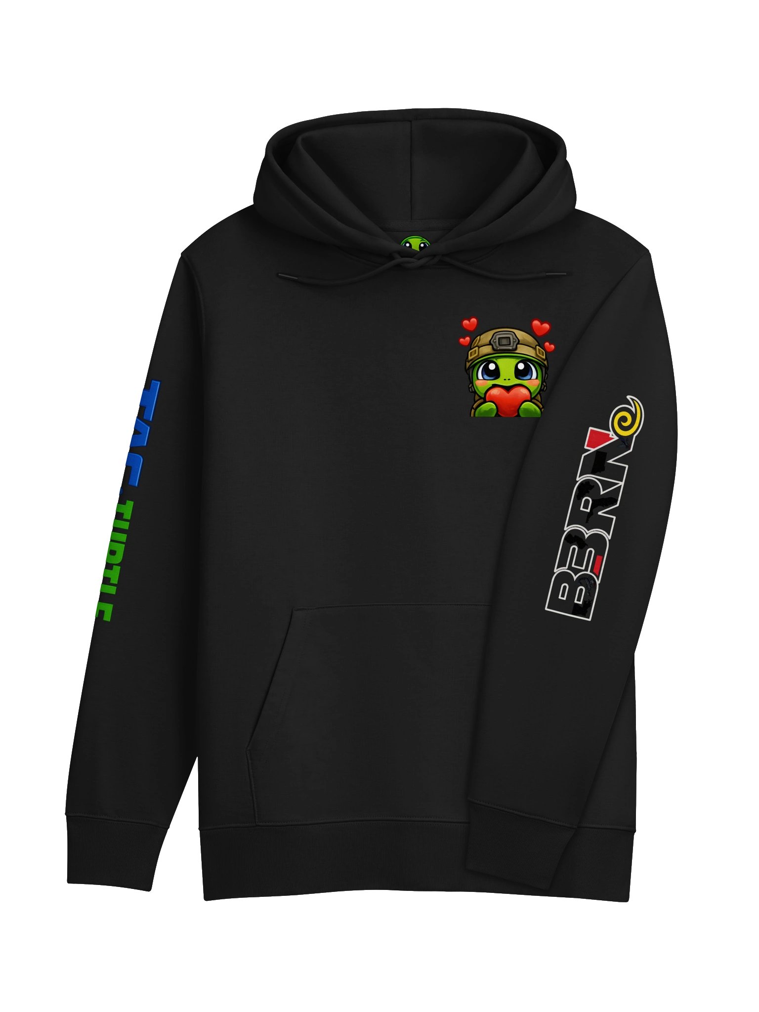 B3RN_e TacTurtle Heart Hoodie product image (4)