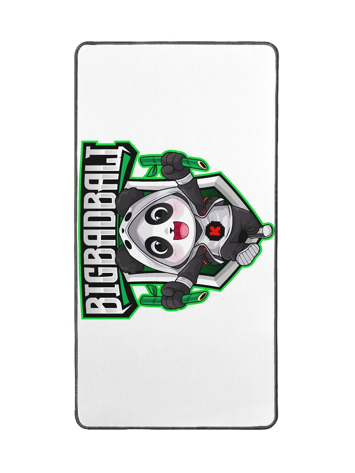 Cheerful Panda Neoprene Desk Mat product image (2)
