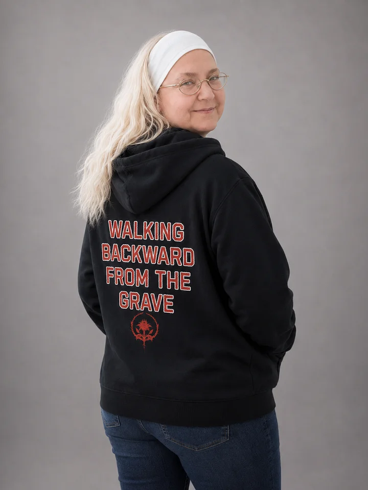 The Girl Who Would No Stay Dead Black Hoodie product image (2)