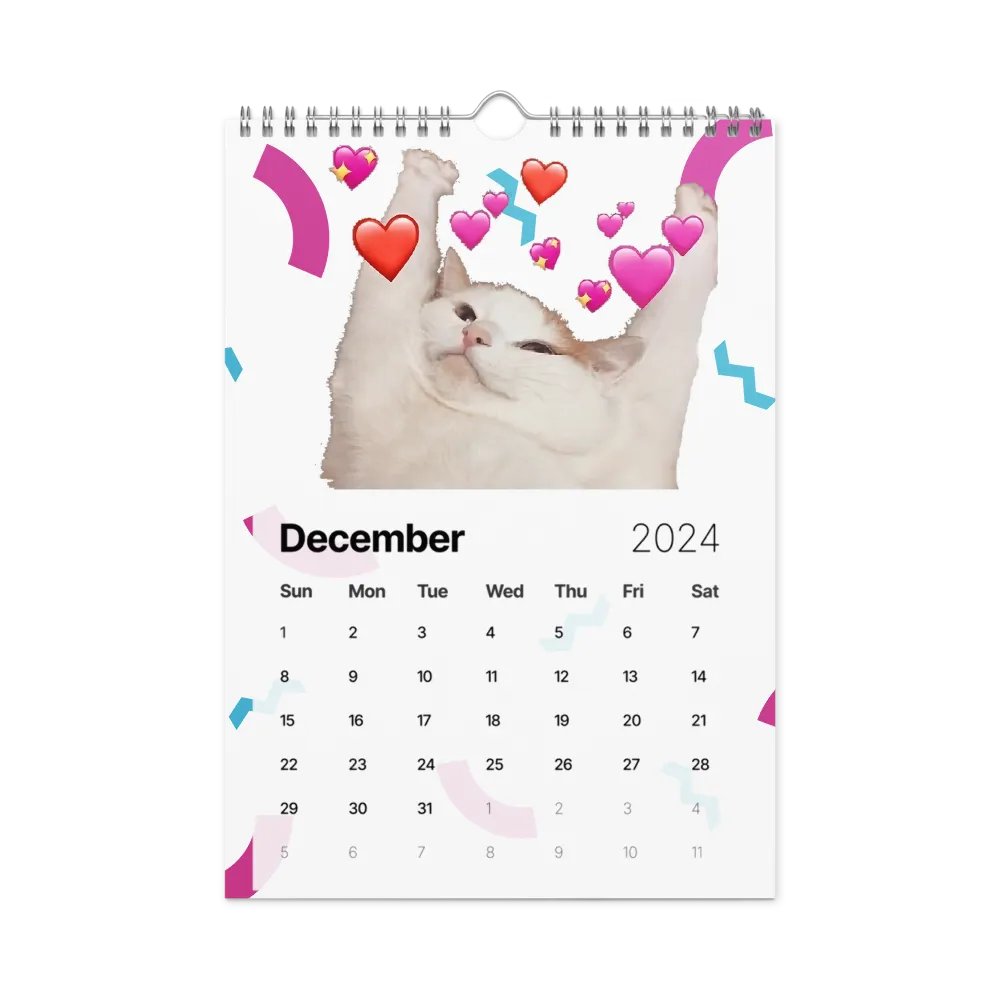 Wall Calendar (2024): Meme Cats product image (6)