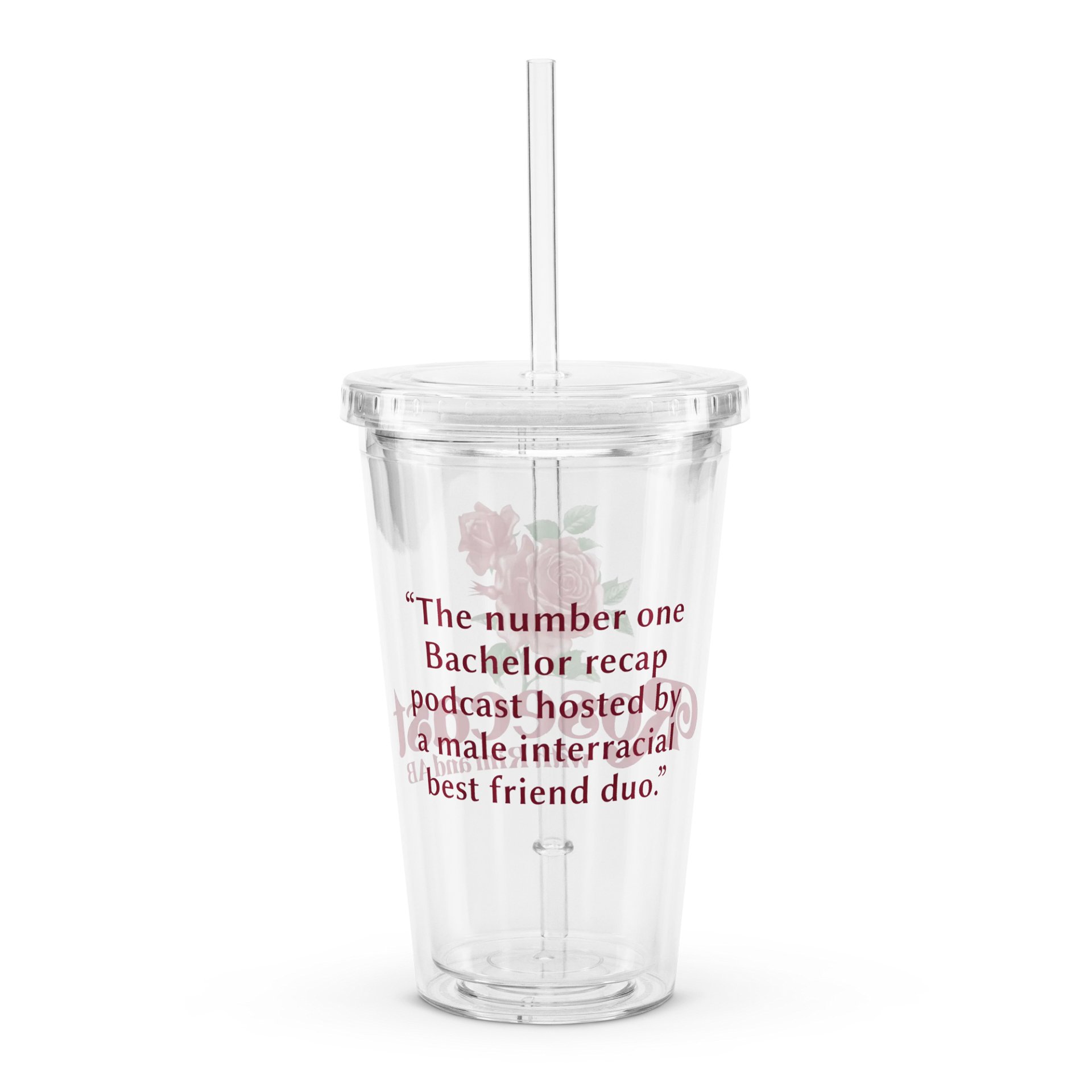 Retro Rose Plastic Tumbler product image (2)