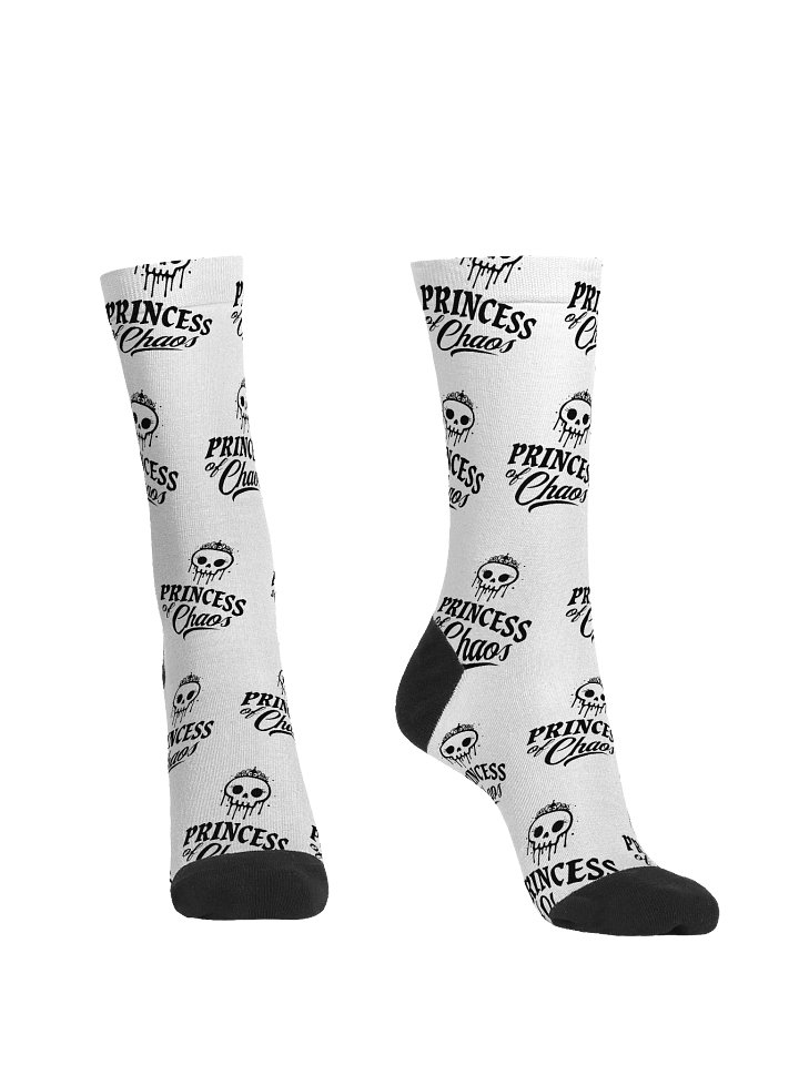 Princess of Chaos Skull Socks product image (2)